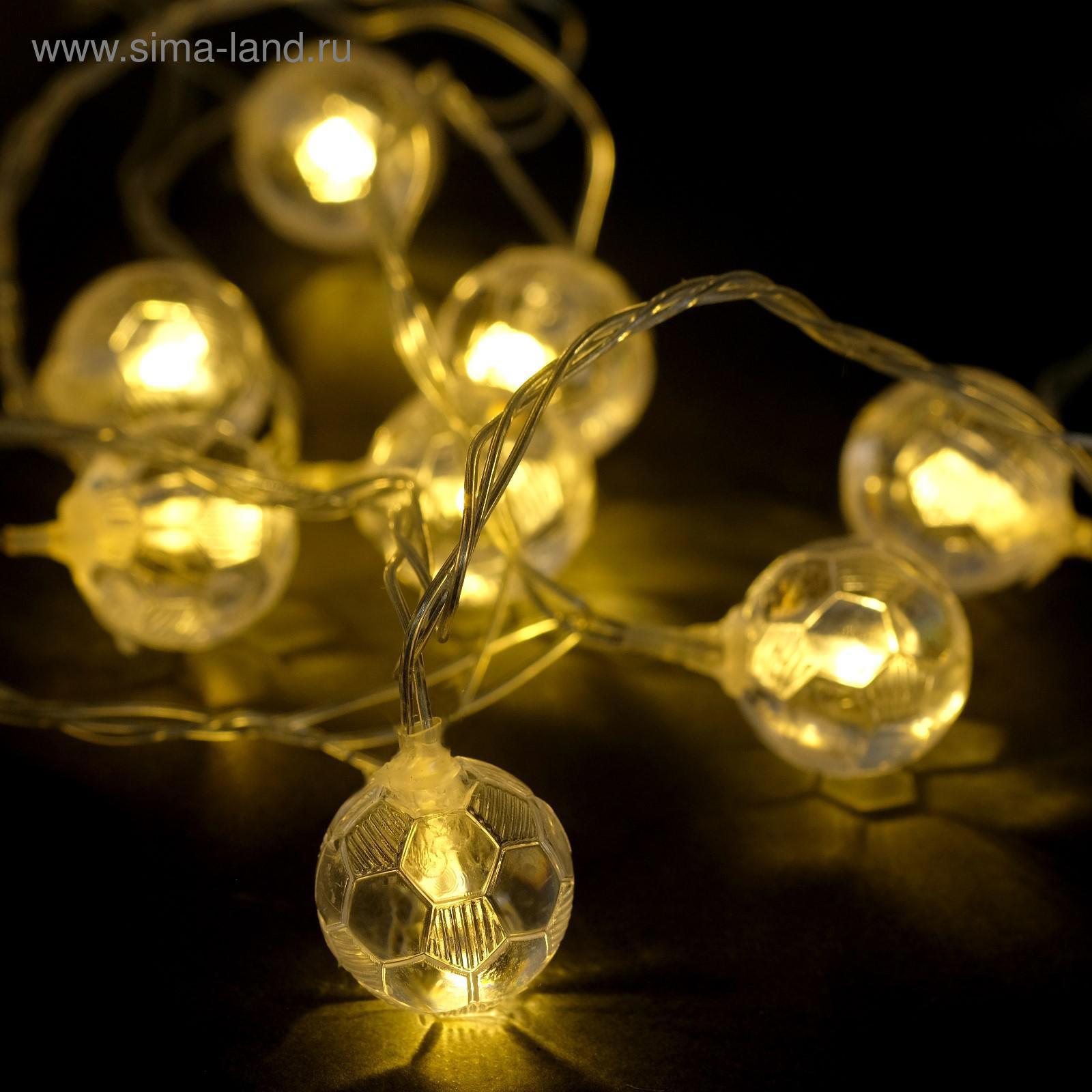 Изображение товара Электрогирлянда комнатная Luazon lighting 2433914 нить 5 м 30 ламп бесцветный 8 режимов работы