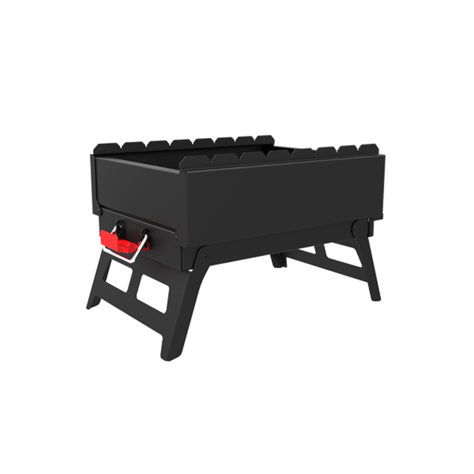 Изображение товара Мангал Grillver 7706766 для шашлыков и барбекю 30x47 см, металл