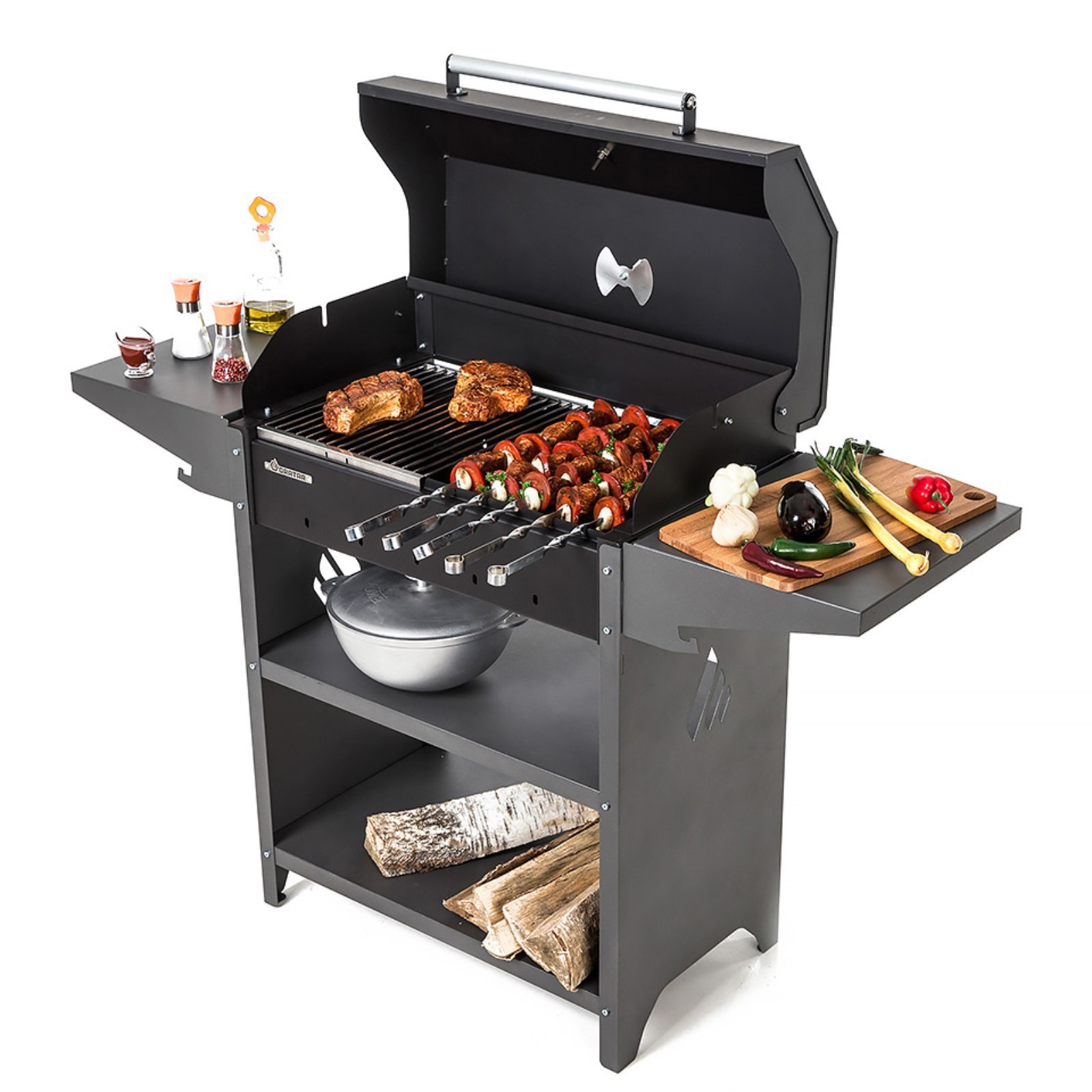 Изображение товара Мангал Family Standart Сима-Ленд BBQ FSB2000 133.2x44.1x96.6см Изображение товара Мангал Family Standart Сима-Ленд BBQ FSB2000 133.2x44.1x96.6см