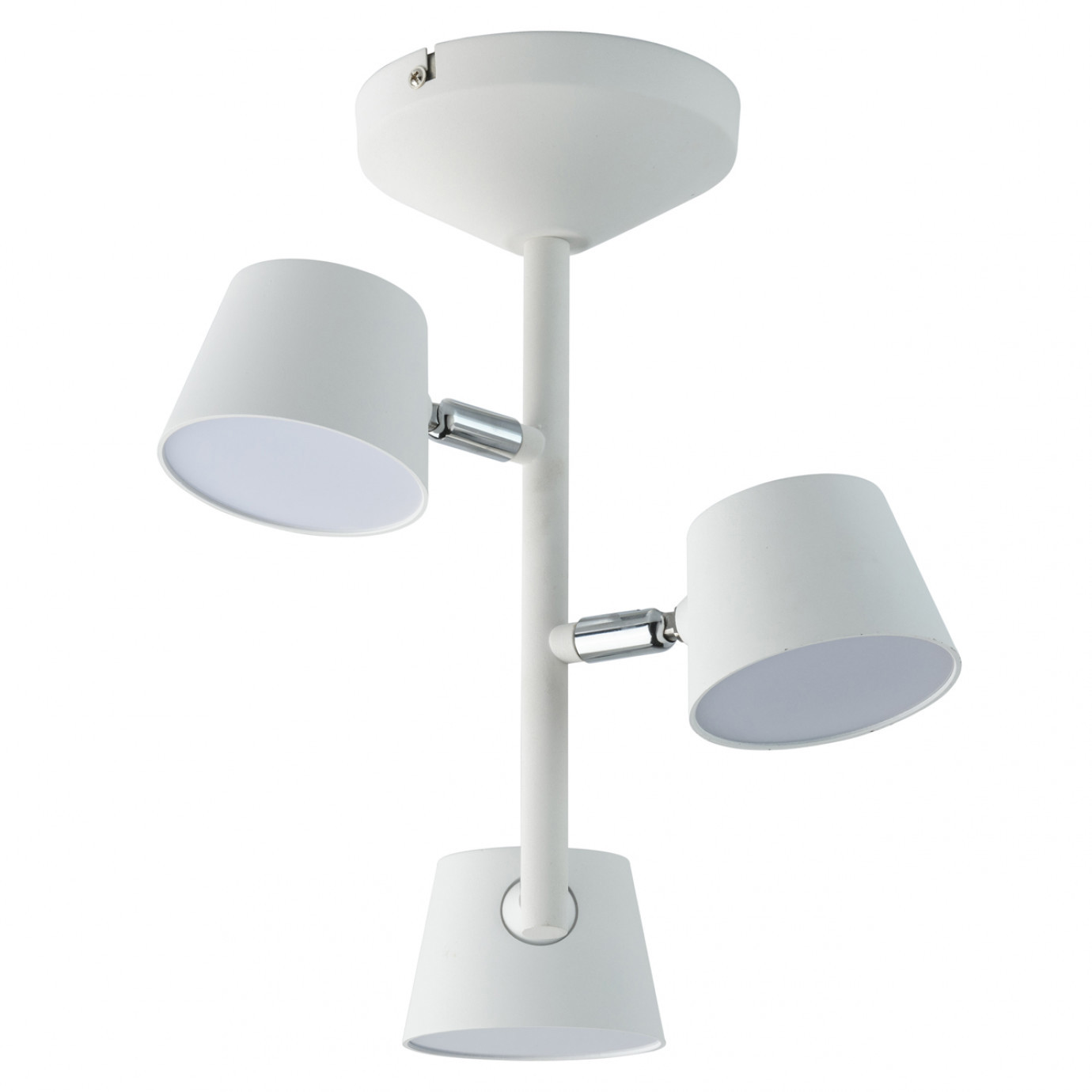 Изображение товара Люстра потолочная светодиодная Хартвиг De markt 309010717 с пультом управления 7 м² нейтральный белый свет цвет белый