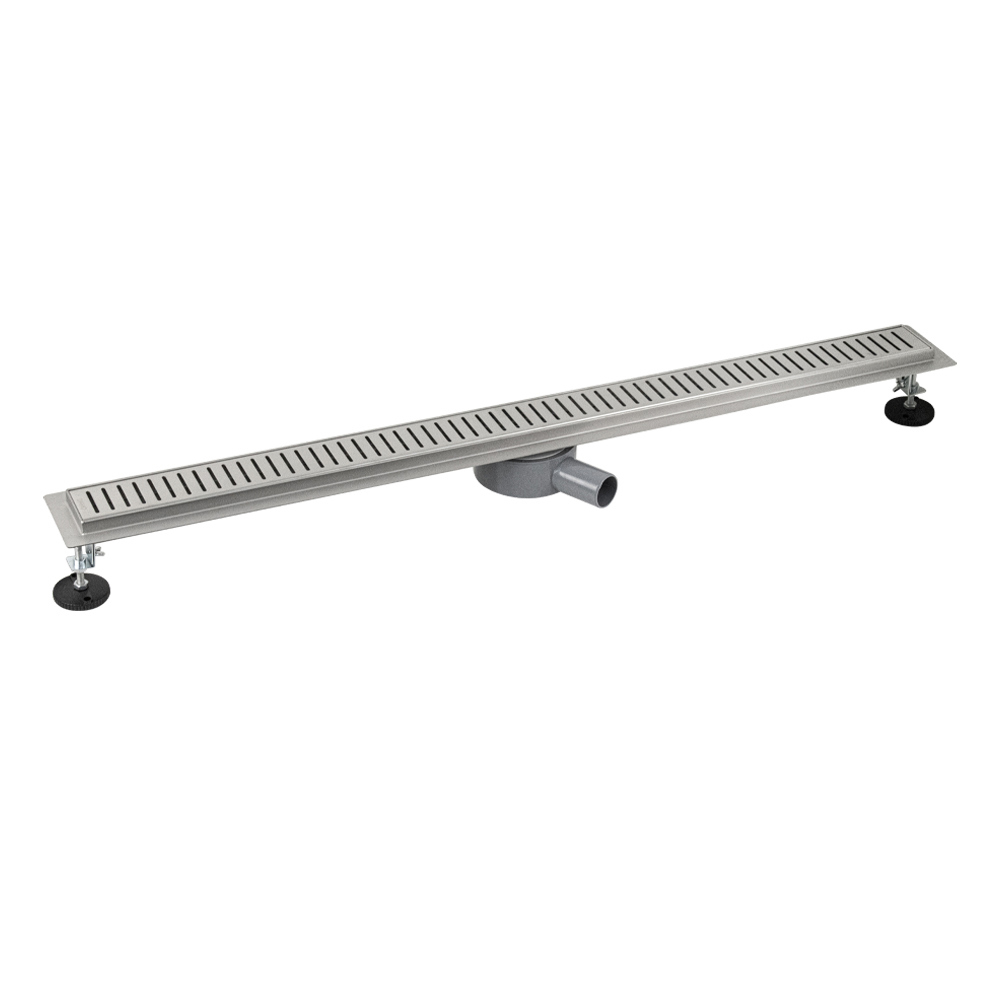 Изображение товара Трап для душа Санакс 100x7 см Ø50 мм линейный сухой затвор