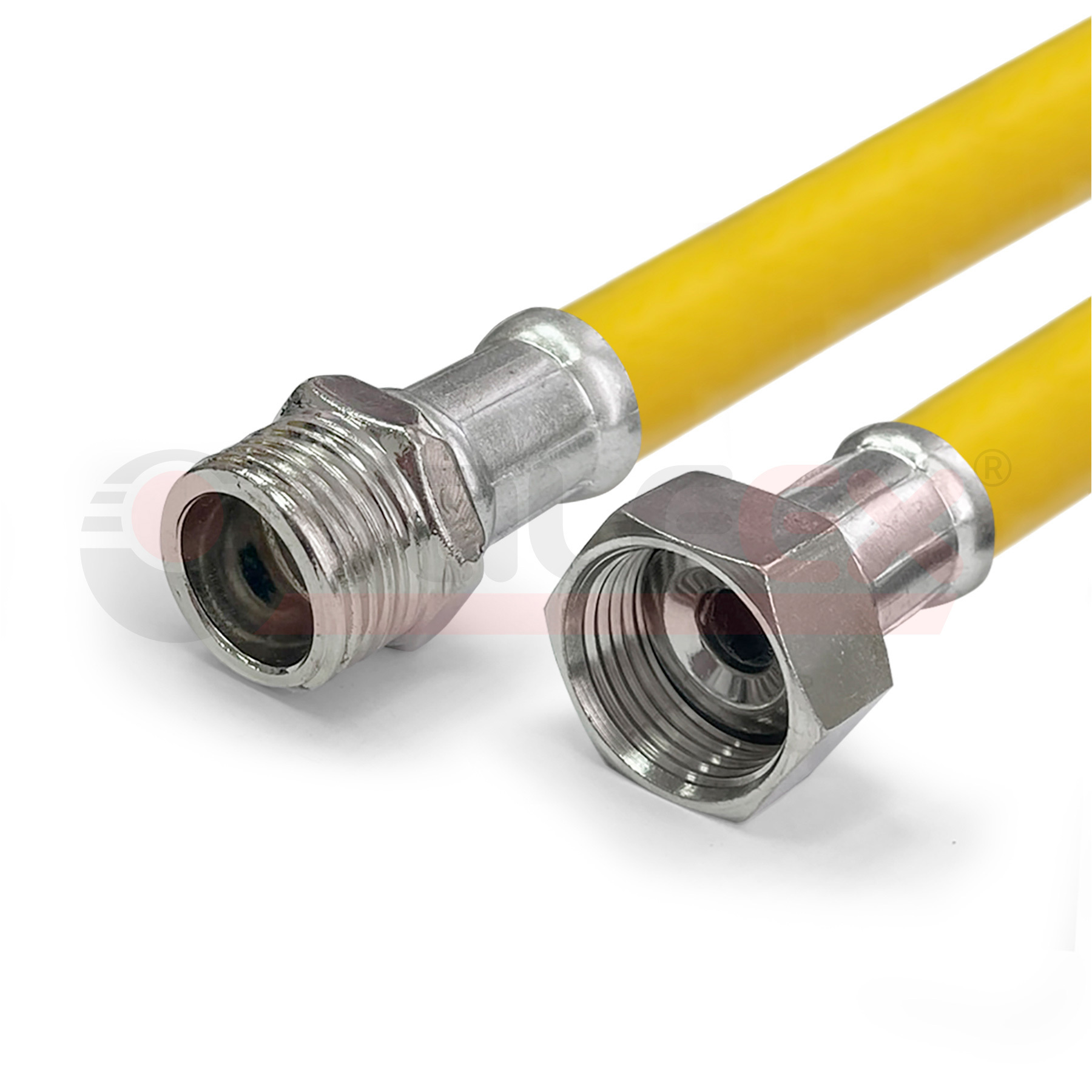 Изображение товара Гибкая подводка для газа VALFEX 1/2" гайка-штуцер длина 2.0 м