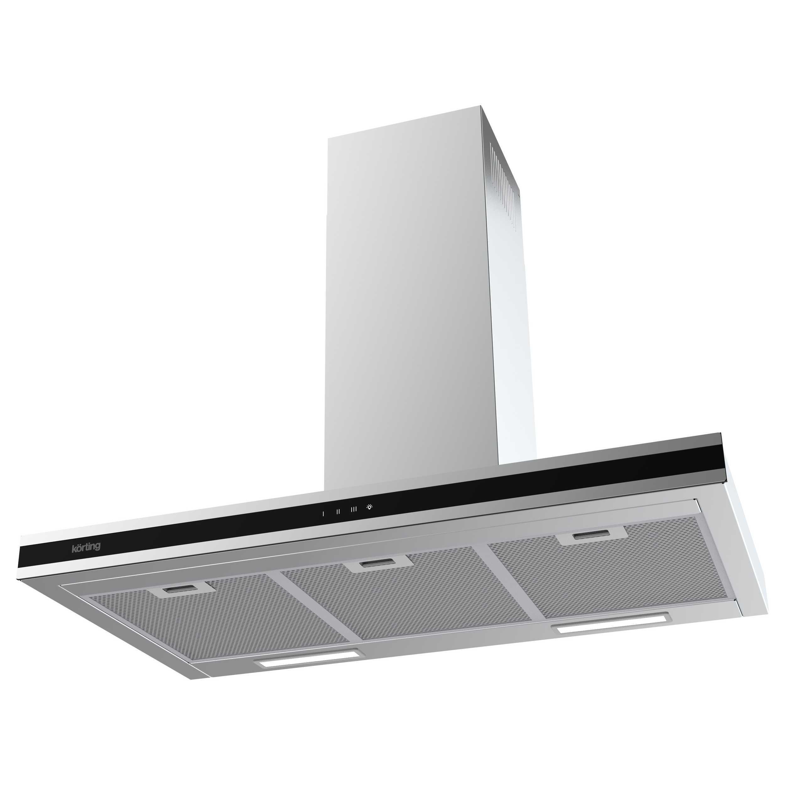 Изображение товара Встраиваемая вытяжка Korting Khc 9737 xgn 90 см цвет нержавеющая сталь
