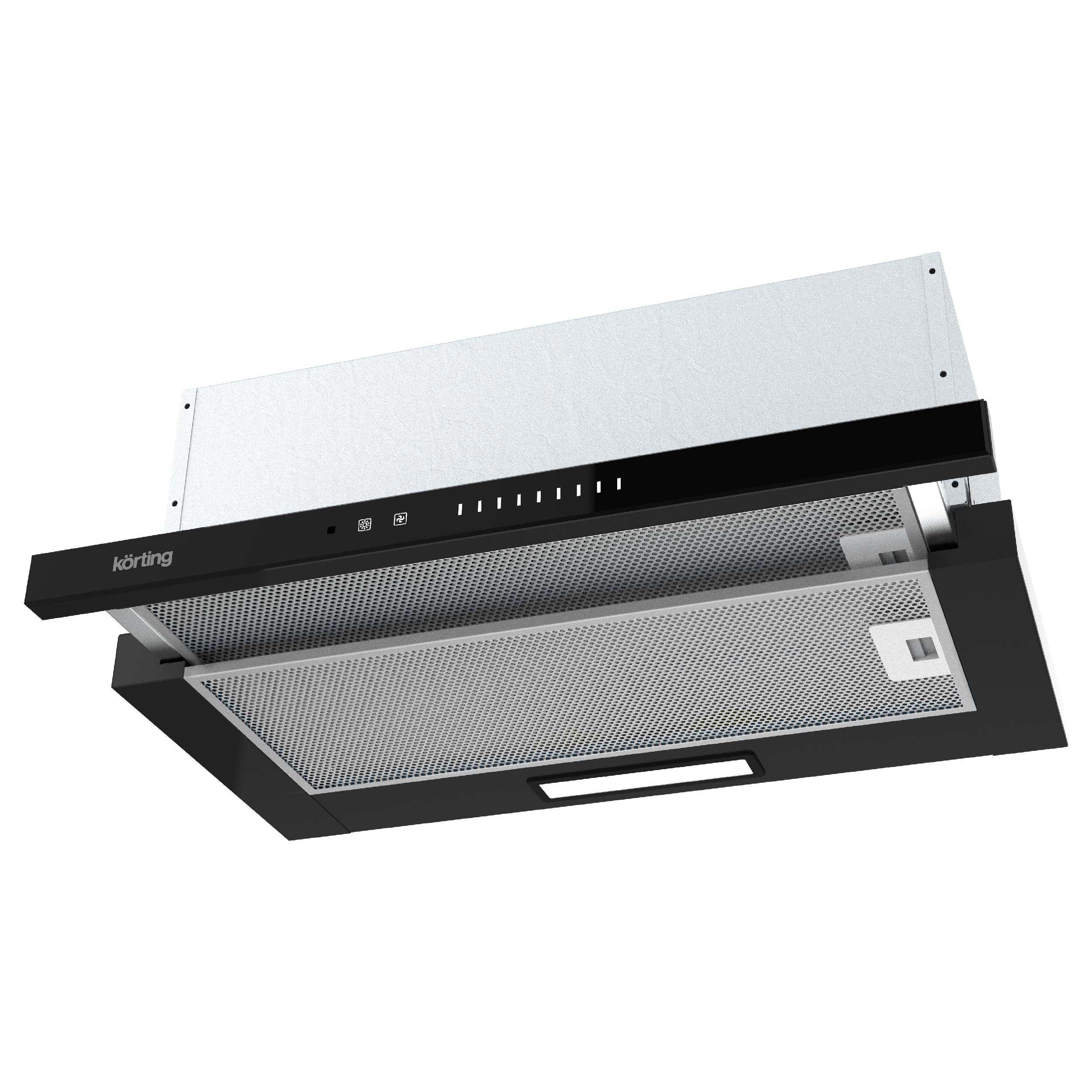 Изображение товара Встраиваемая вытяжка Korting Khp 6975 gn 59.5 см цвет черный