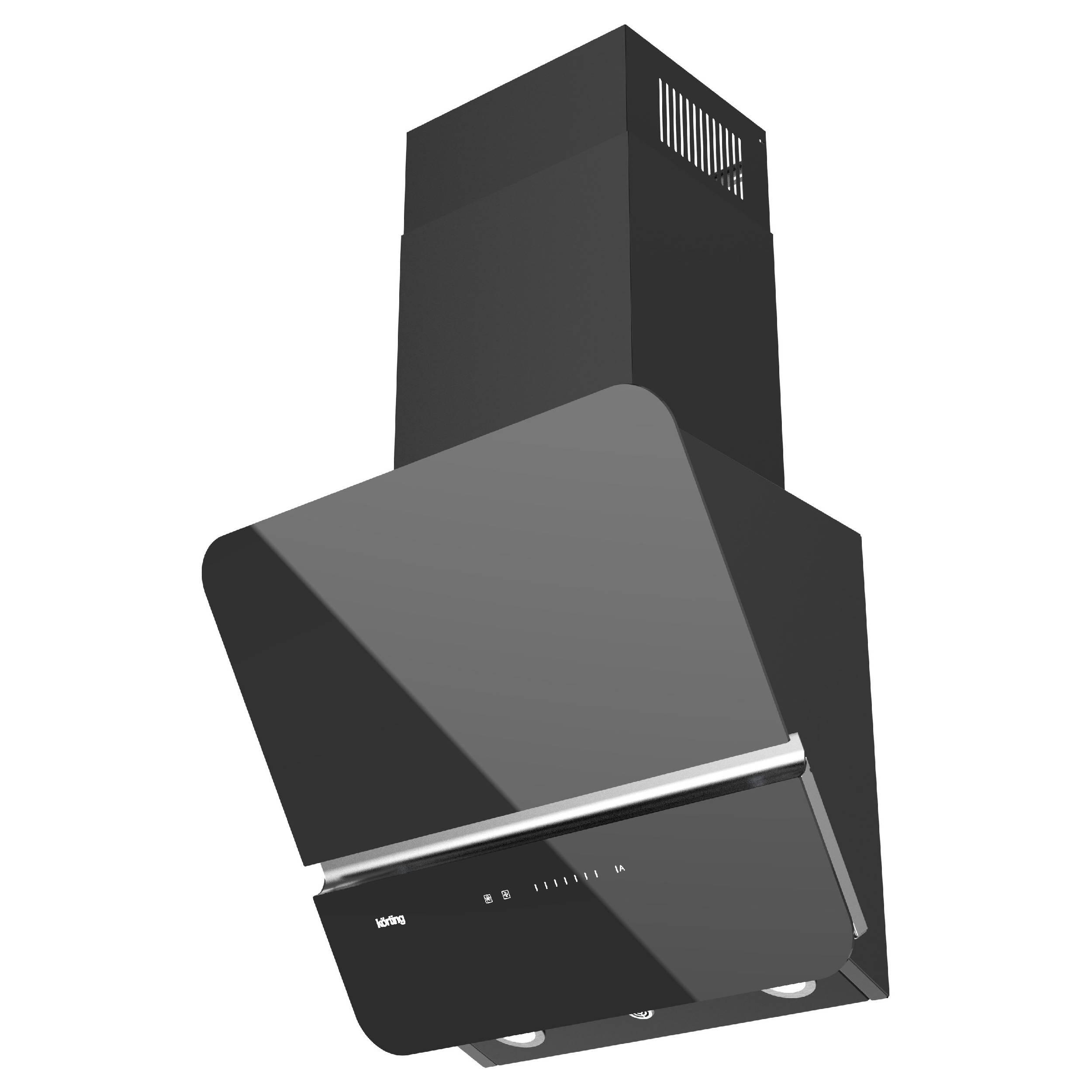 Изображение товара Наклонная вытяжка Korting KHC 69499 GN 59.8 см цвет черный