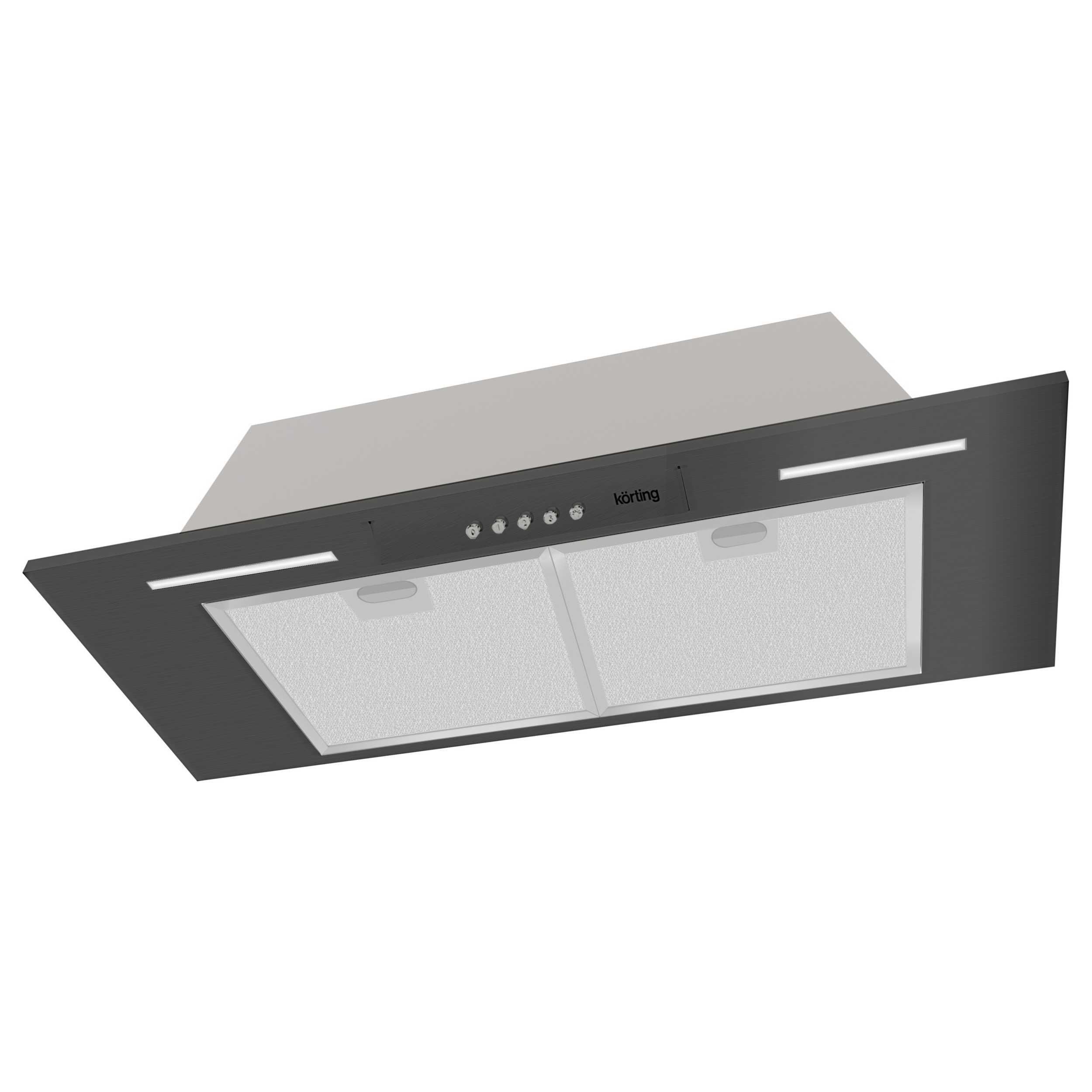 Изображение товара Встраиваемая вытяжка Korting KHI 9931 N 79.5 см черный современный дизайн