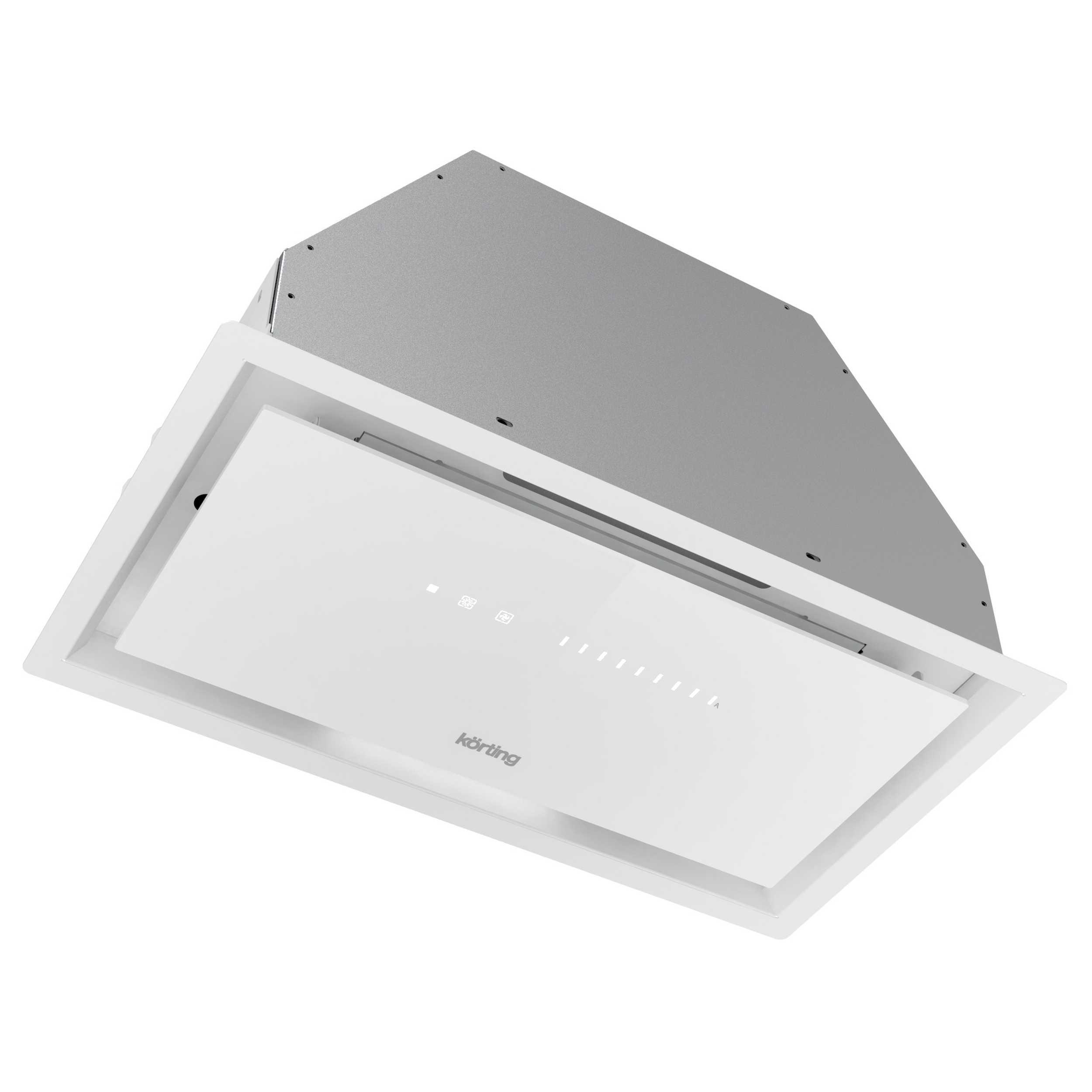 Изображение товара Встраиваемая вытяжка Korting KHI 6997 GW белый 51.8 см с сенсорным управлением