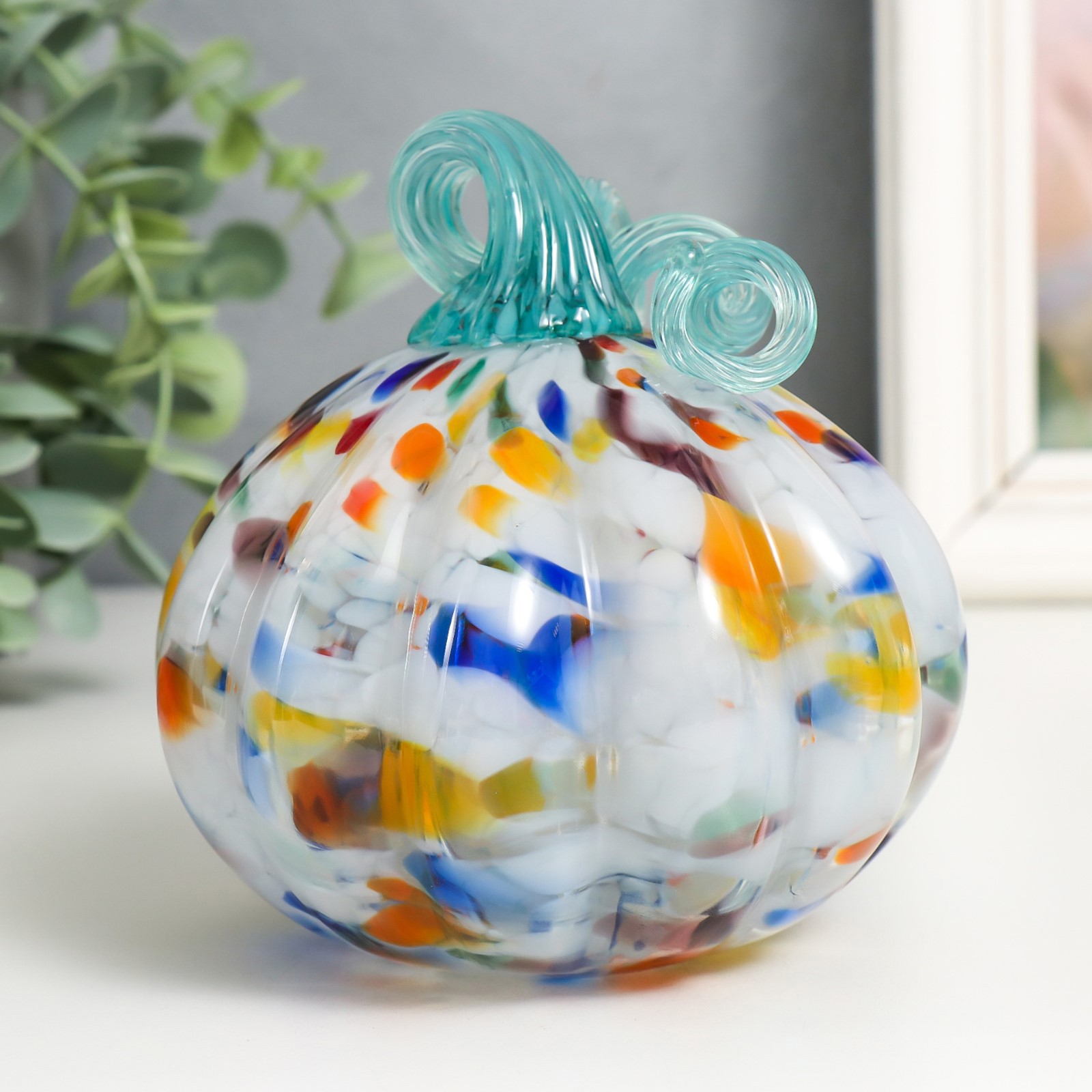Изображение товара Фигурка стекло «Тыква» 12x12 см