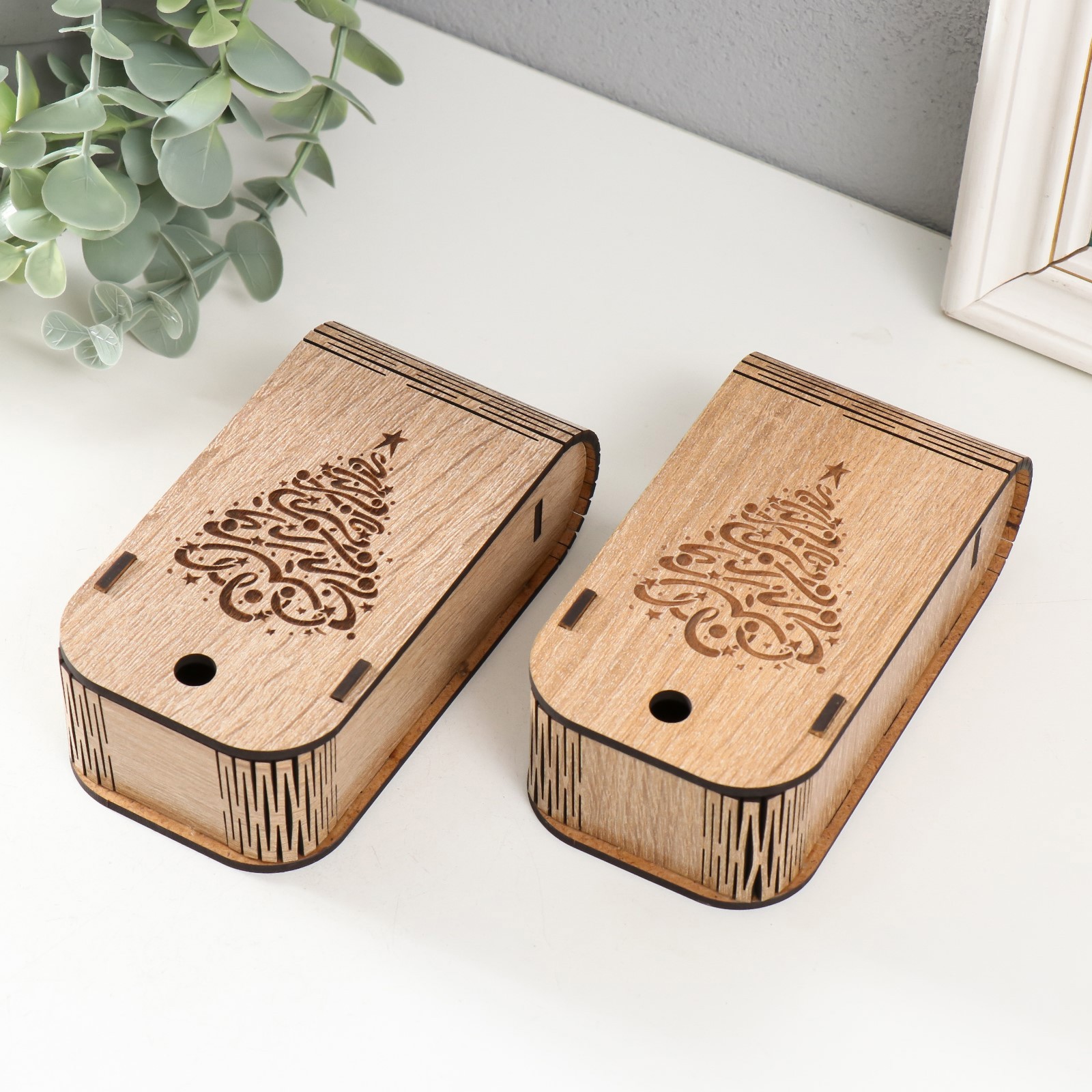 Изображение товара Шкатулка для украшений "Ёлочка" 13x7x4 см