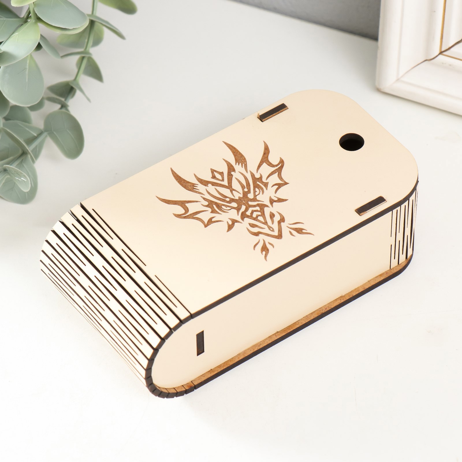 Изображение товара Шкатулка для украшений "Голова дракона" 13x7x4 см