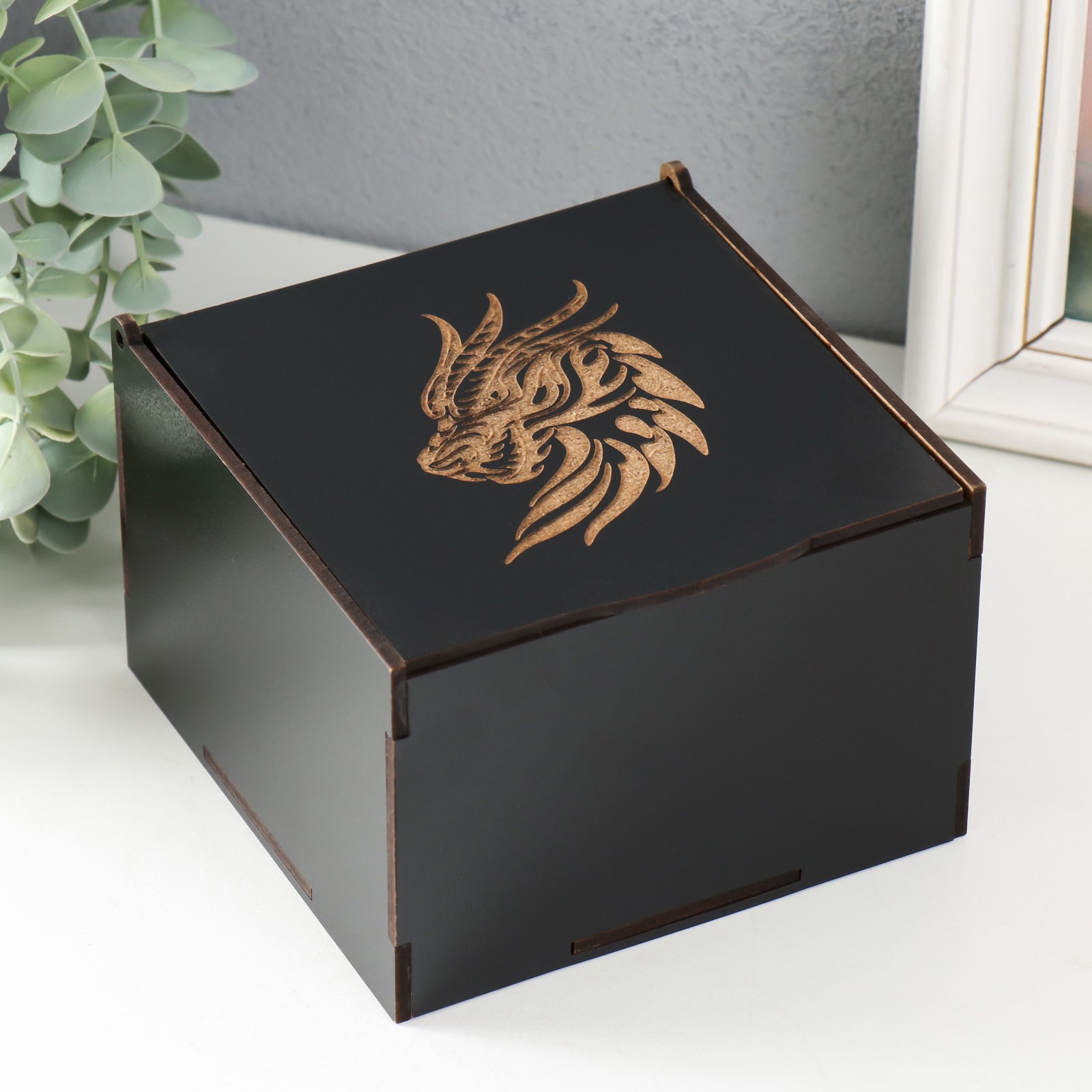 Изображение товара Шкатулка для украшений "Дракон" 12.5x12.5x8.5 см Изображение товара Шкатулка для украшений "Дракон" 12.5x12.5x8.5 см