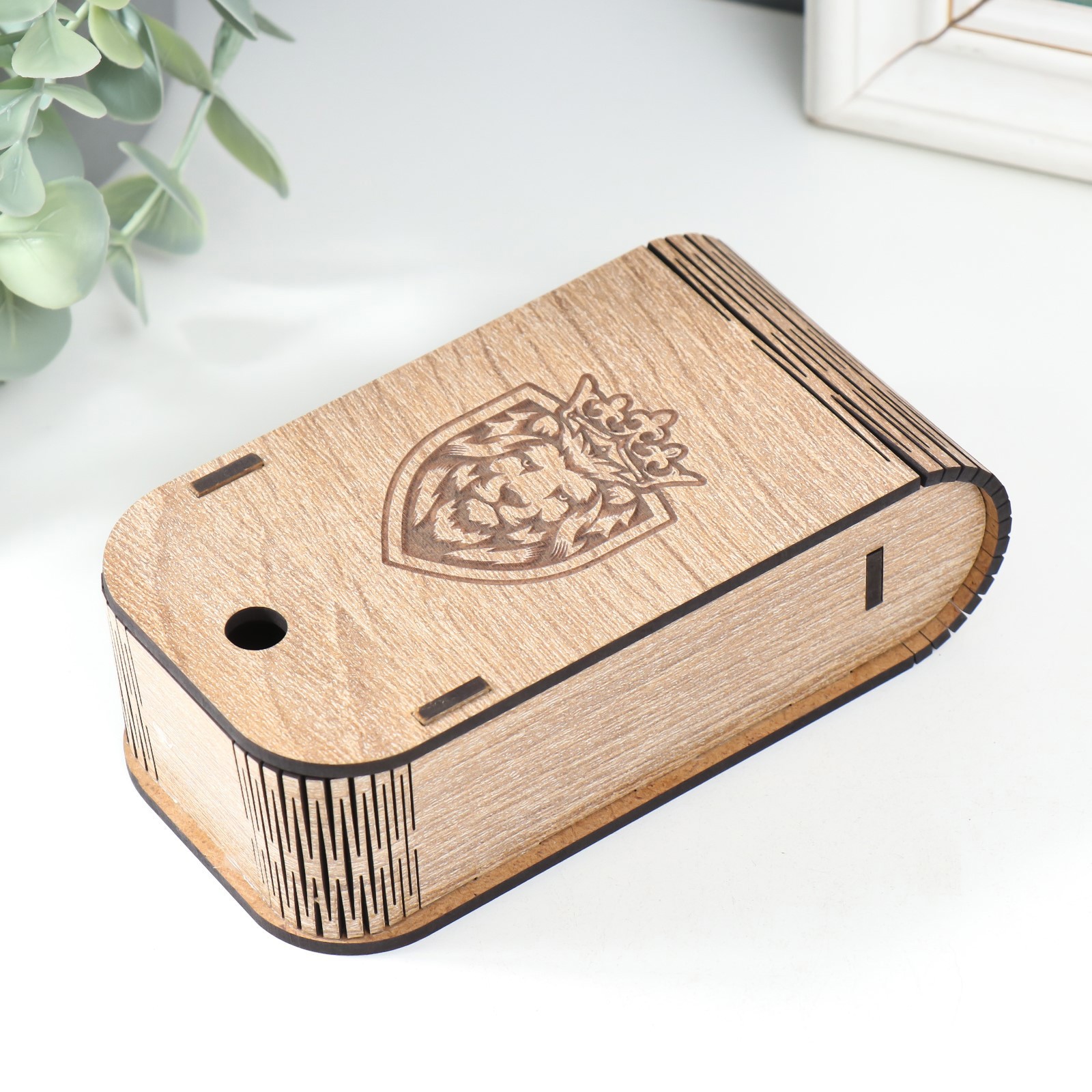 Изображение товара Шкатулка для украшений "Лев" 13x7x4 см