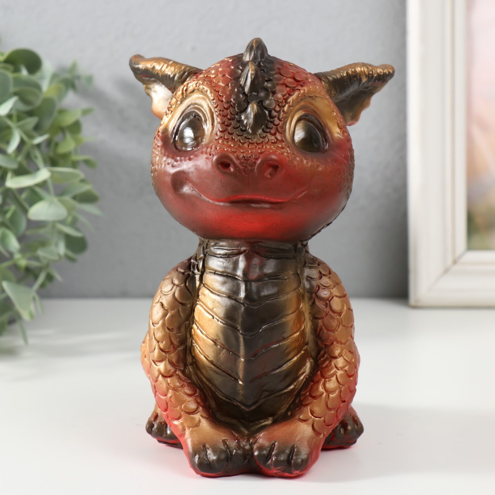 Изображение товара Копилка "Дракоша" 17.5x11.5x12.5 см разноцветный