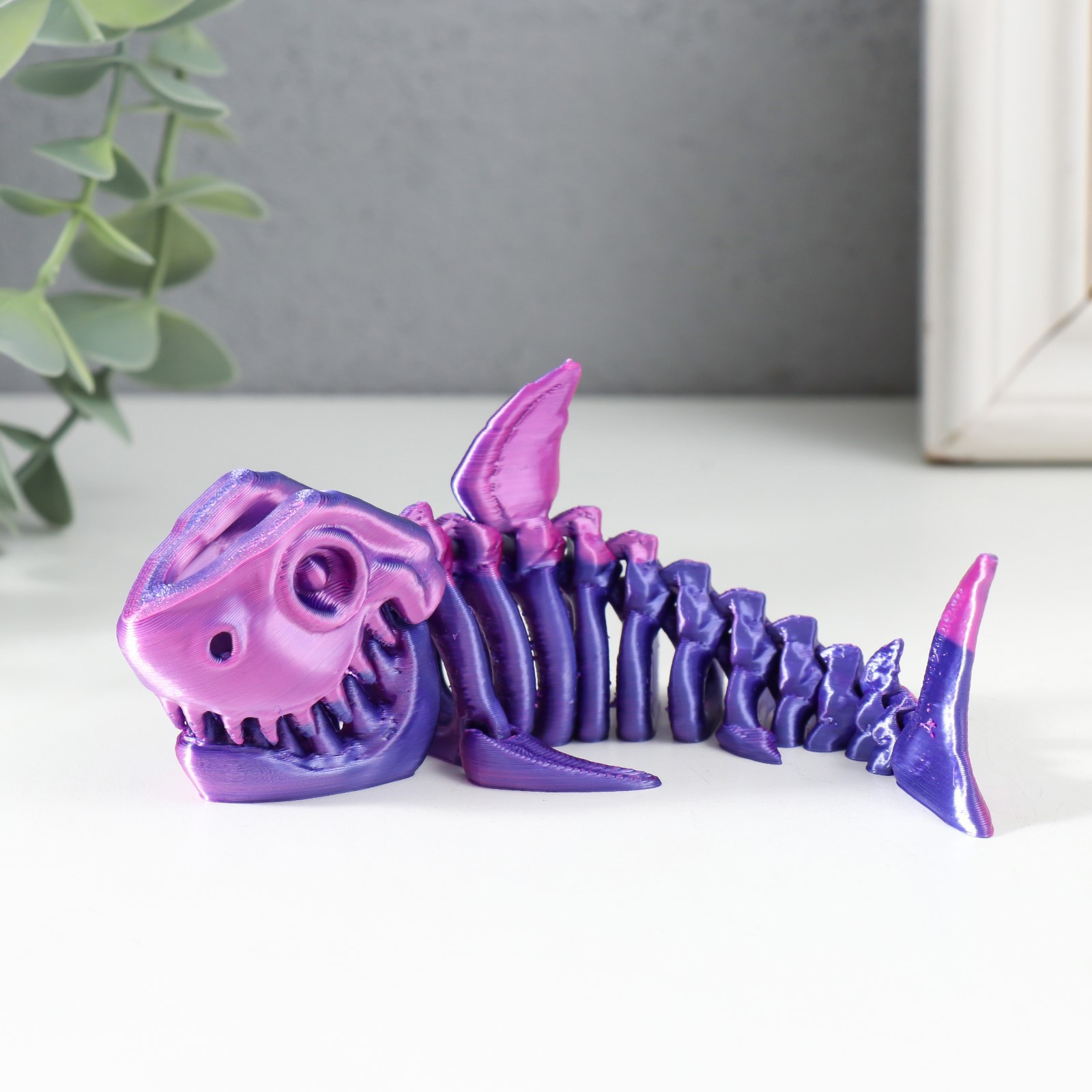 Изображение товара Сувенир-антистресс Акула Эль Григо, 15x7.5x4 см, сиреневый