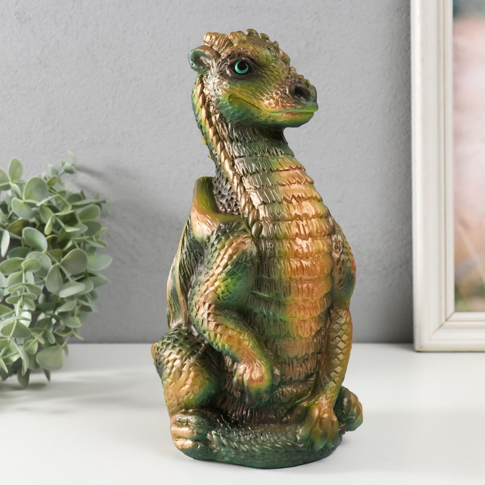 Изображение товара Фигурка "Дракон" 25x12x13 см бронзовый