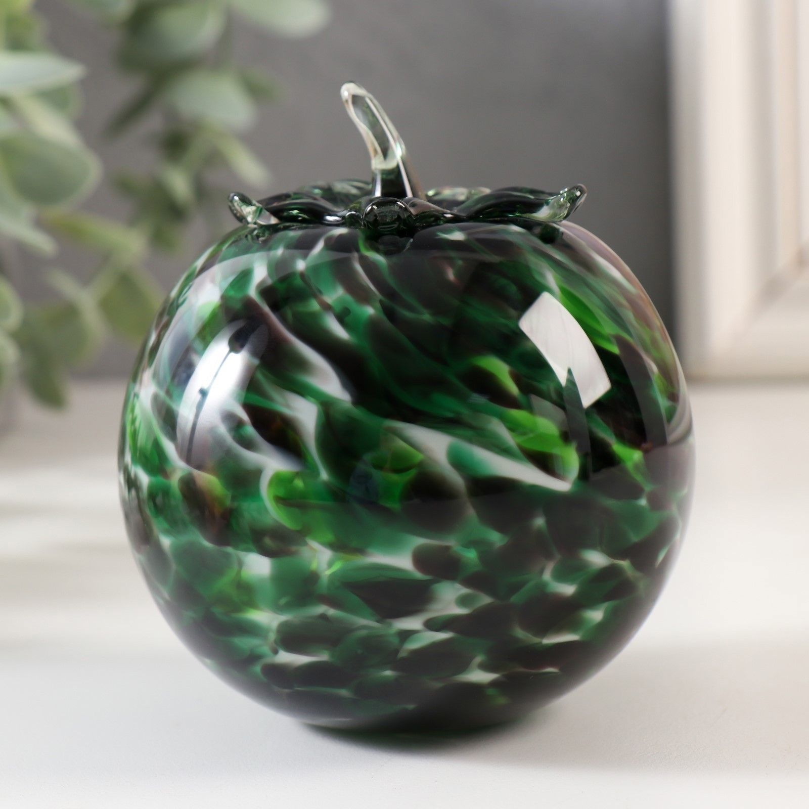 Изображение товара Фигурка стекло "Помидор" 9 см