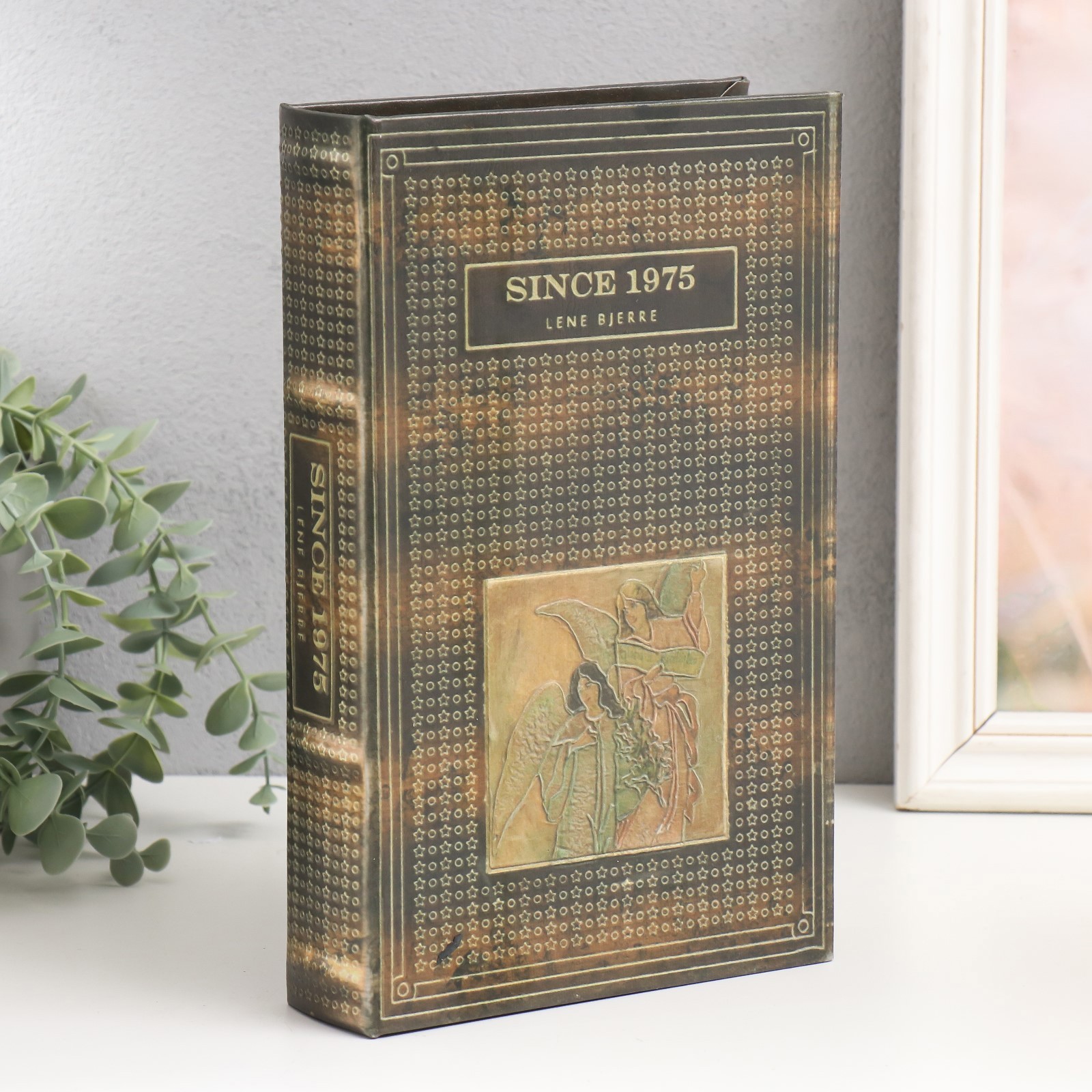 Изображение товара Шкатулка сейф-книга Ангелы Винтаж 26x17x5 см