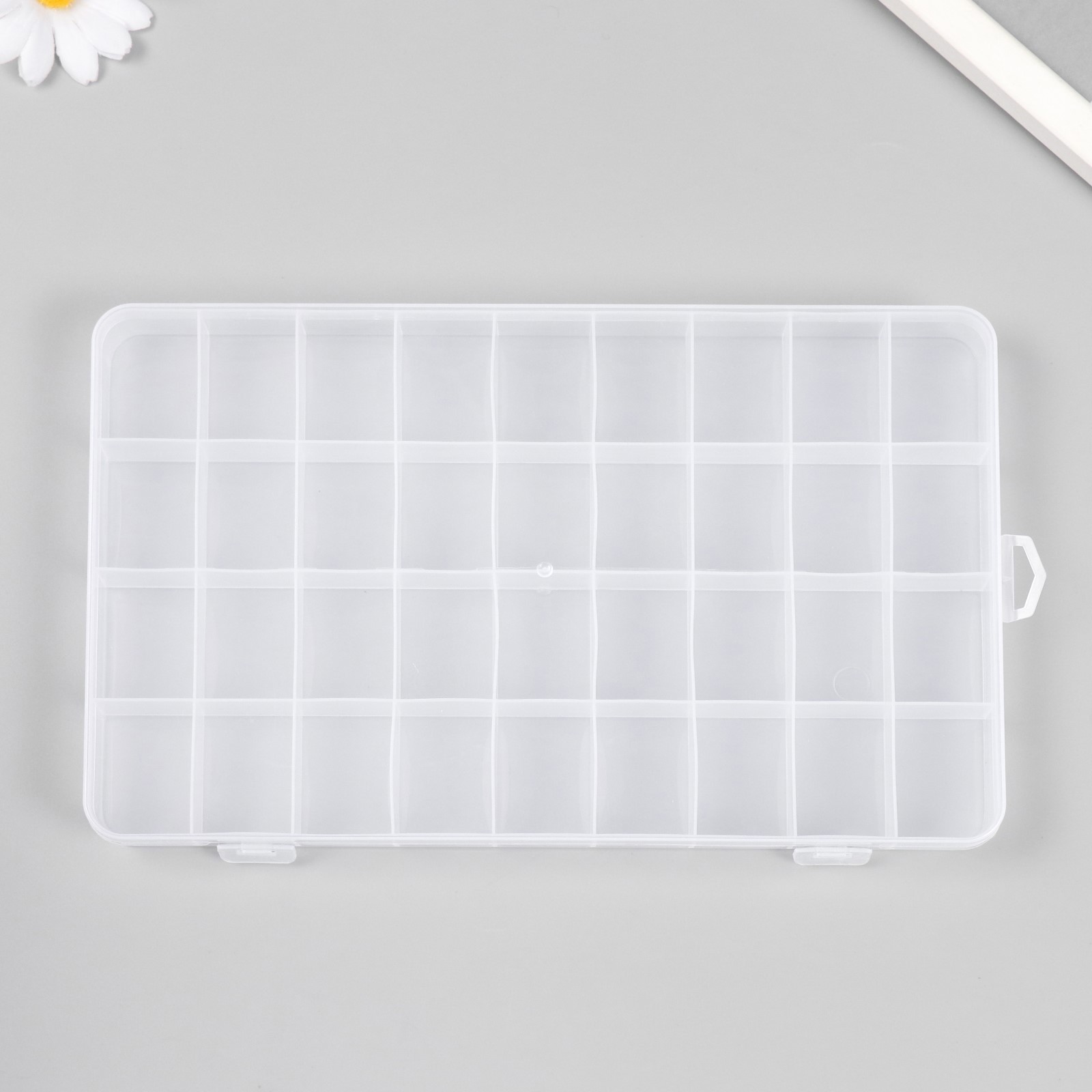 Изображение товара Шкатулка для мелочей "Прямоугольная" 36 отделений 24.4x15x2.3 см