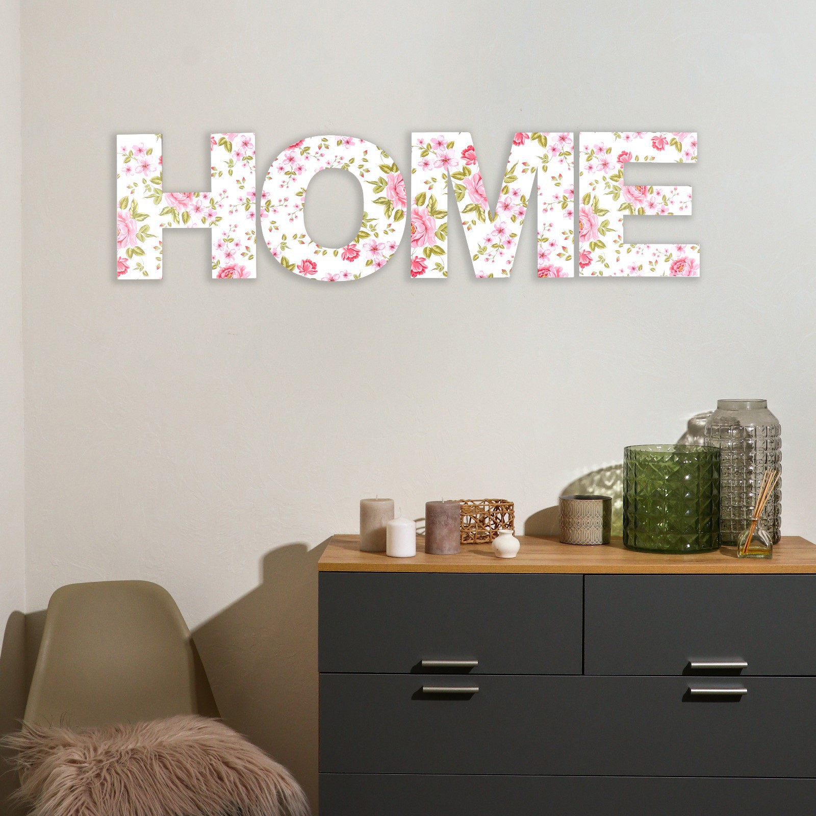 Изображение товара Панно на стену декоративное "Home. Розы" высота букв 29.5 см набор 4 детали розы Изображение товара Панно на стену декоративное "Home. Розы" высота букв 29.5 см набор 4 детали розы