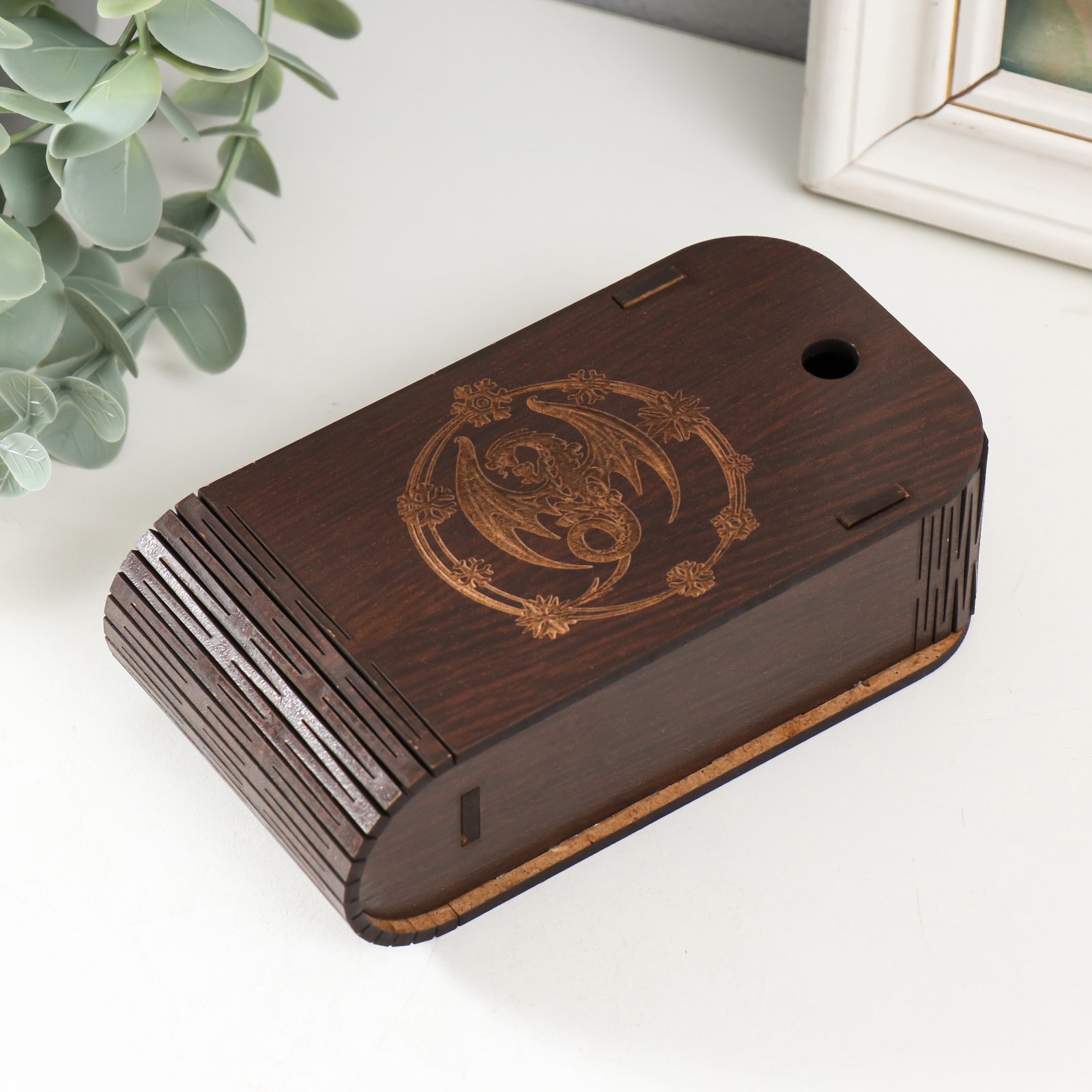 Изображение товара Шкатулка "Дракон в шаре" 13x7x4