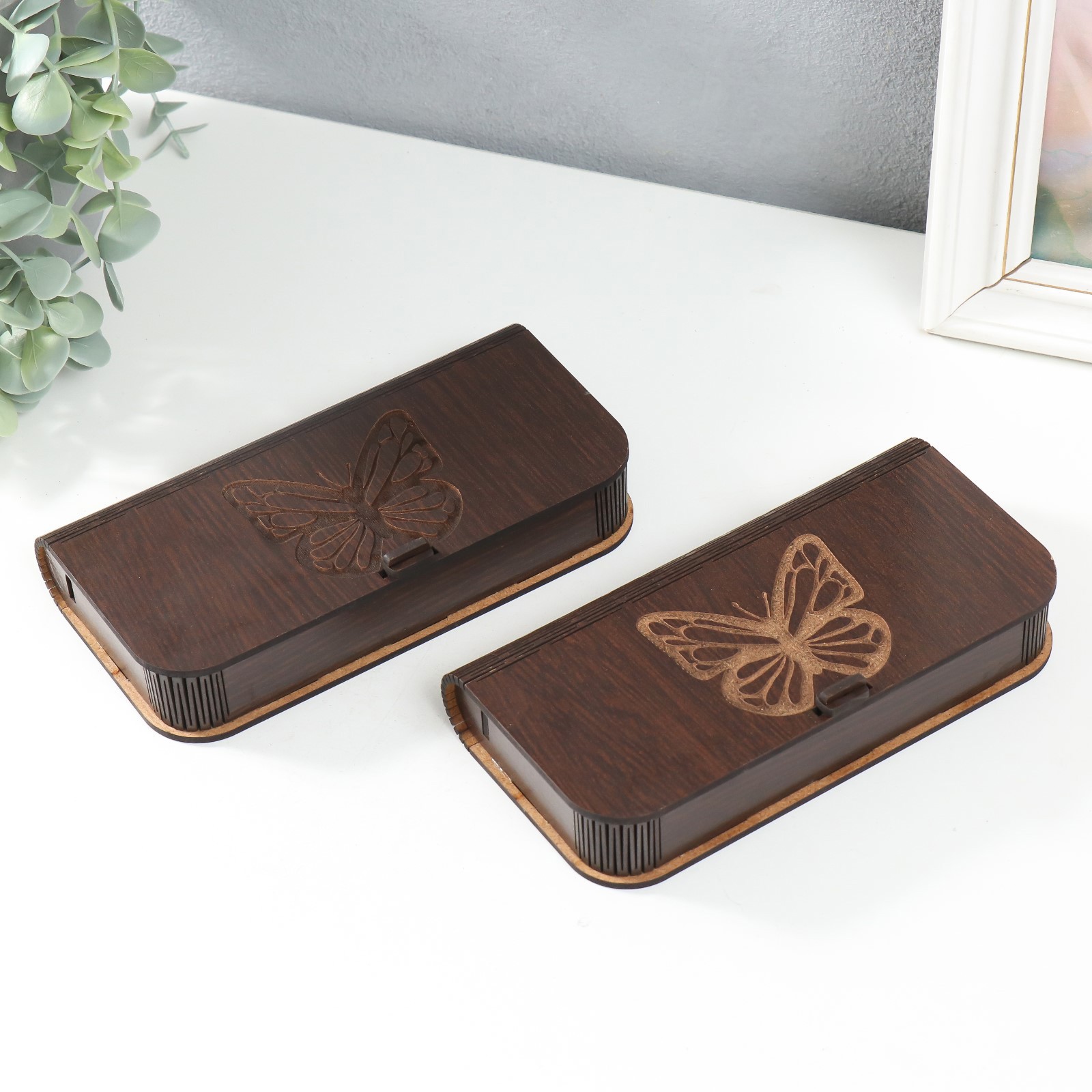 Изображение товара Шкатулка для украшений Бабочка — 17x8.5x3 см