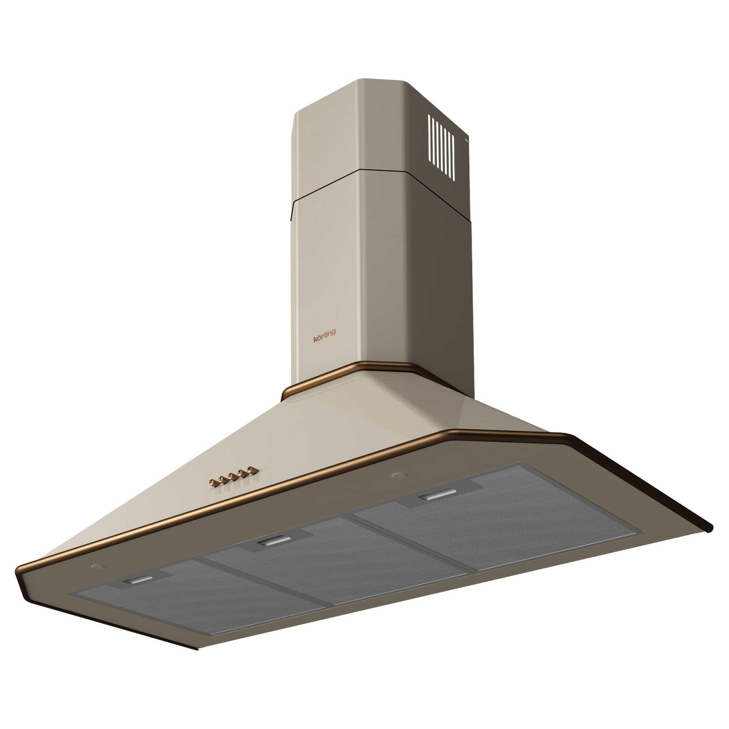 Изображение товара Кухонная вытяжка Korting KHC 9839 RB с LED подсветкой