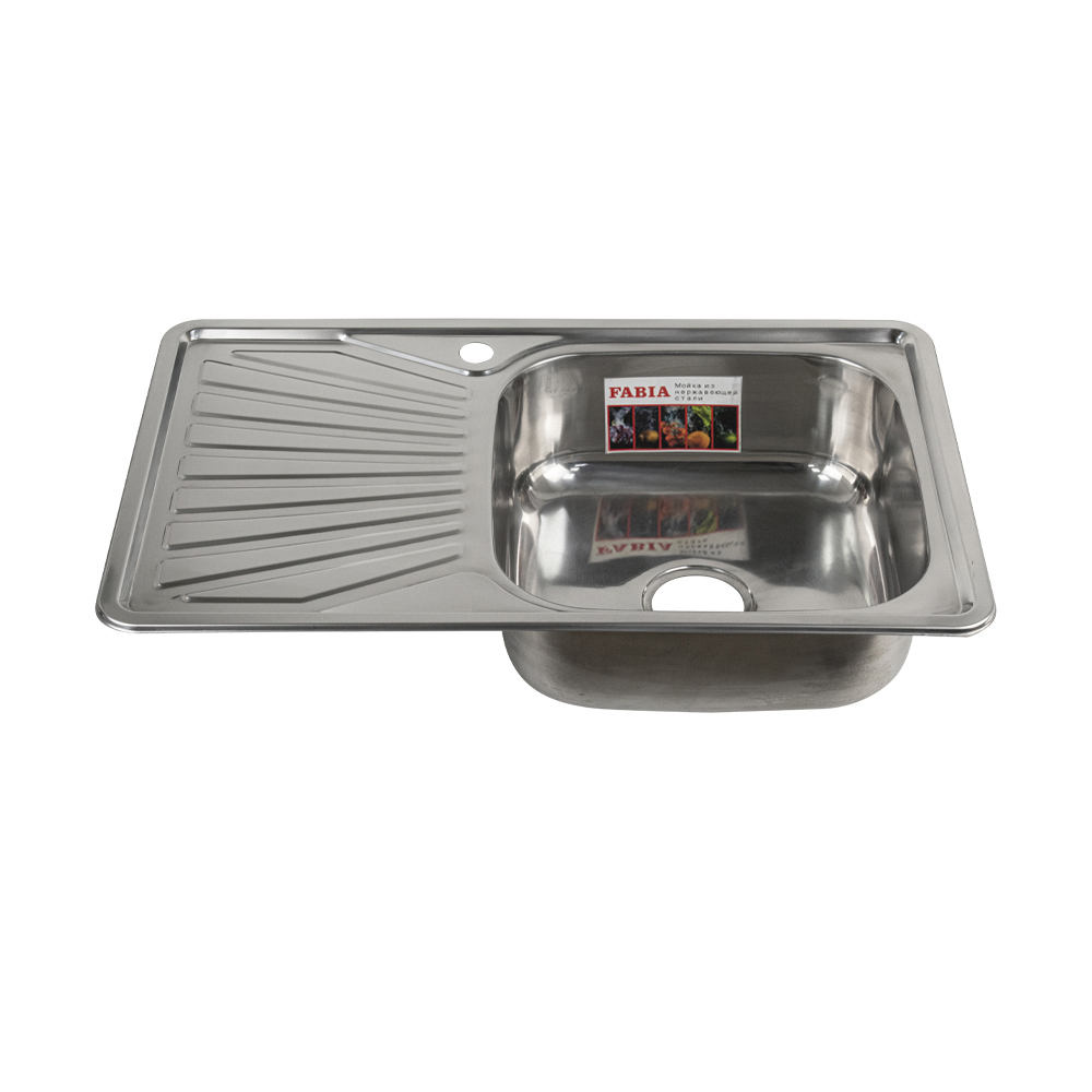 Изображение товара Мойка FABIA PROFI 62322R 78x48 см из нержавеющей стали, сатиновый серый