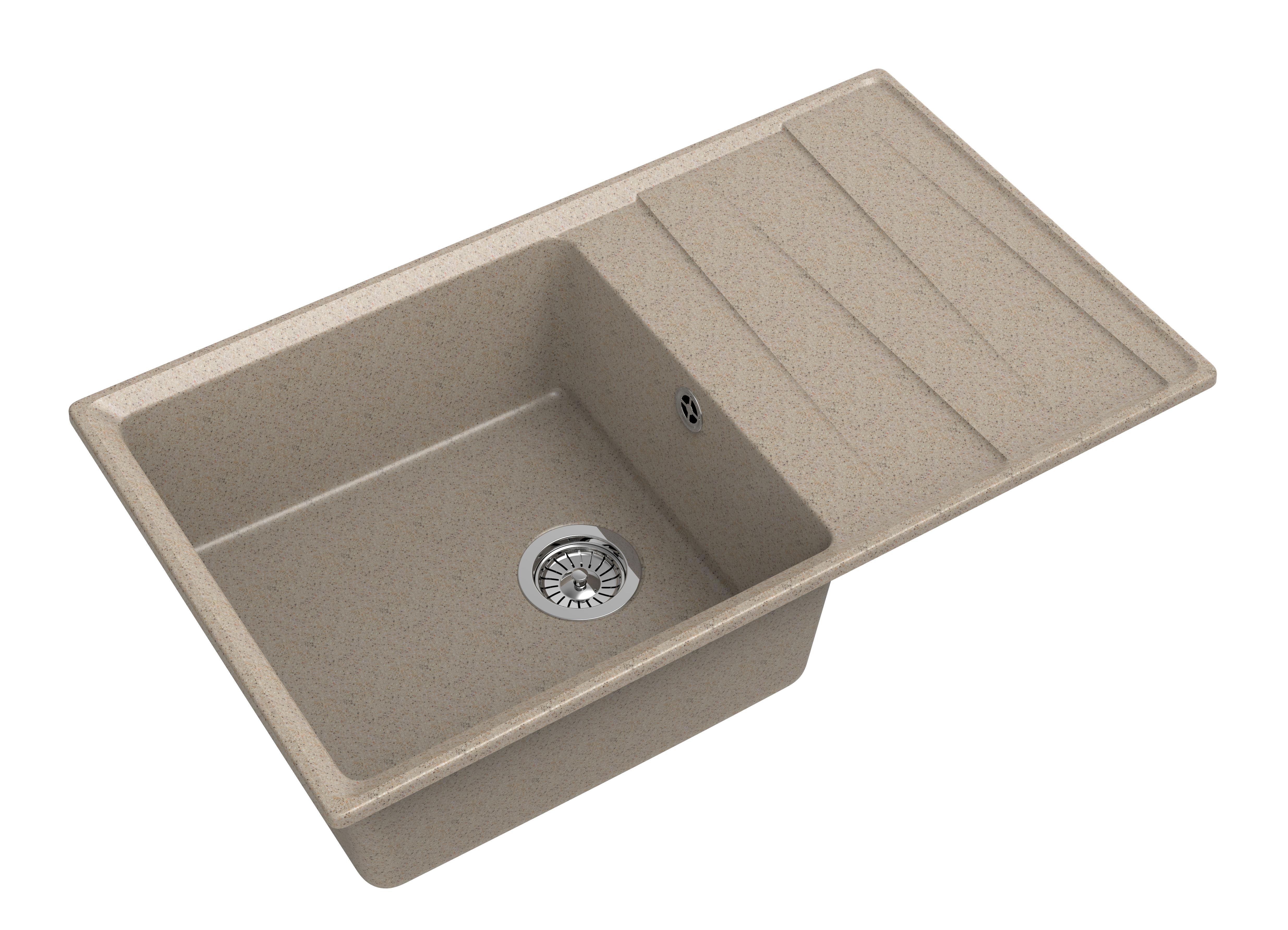Изображение товара Кухонная мойка Granfest Level LV-860L песочный
