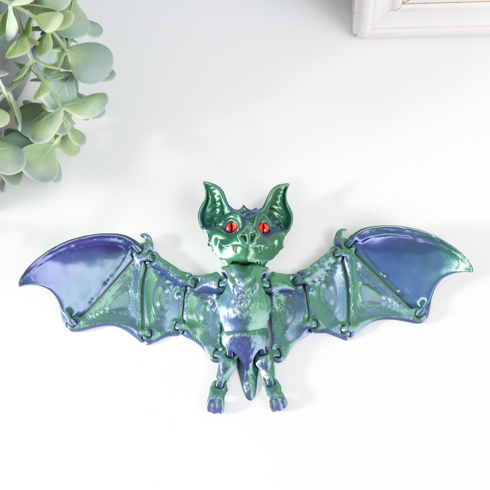 Изображение товара Летучая Мышь Бартог — антистресс-сувенир, зелёный, 23,5x11,5x3,8 см