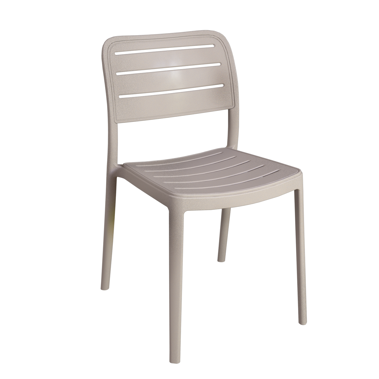 Изображение товара Стул садовый Adriano Air Wood Gamma бежевый пластик российский производство