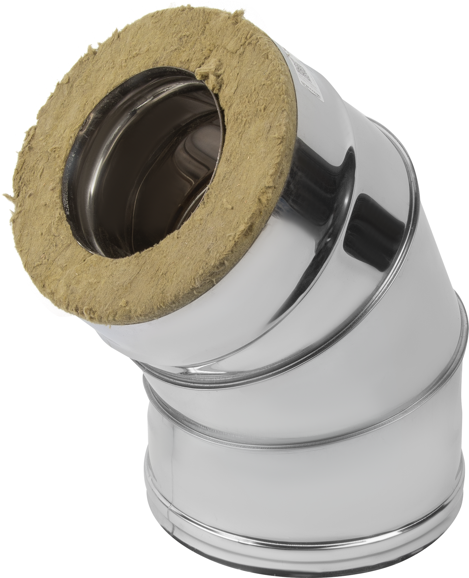 Изображение товара Сэндвич-колено Металлик и Ко 135° 430/оцинкованная сталь/0.5 мм D115x200 мм