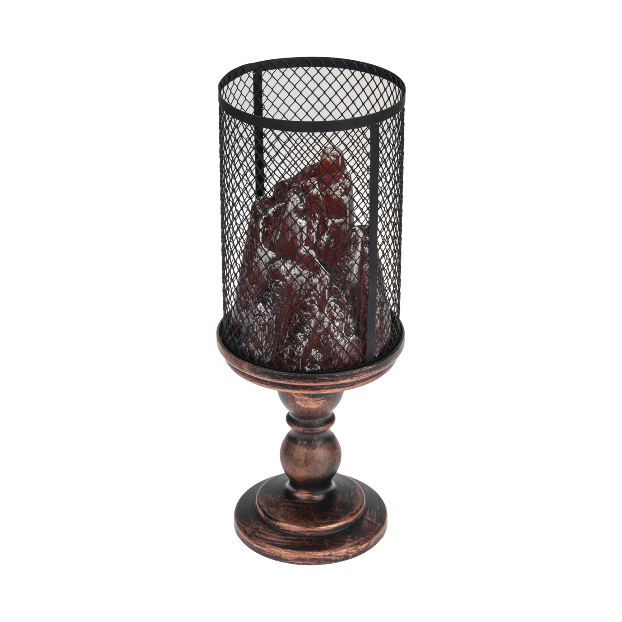 Изображение товара Светильник декоративный Кубок 6 светодиодов 33 см цвет коричневый