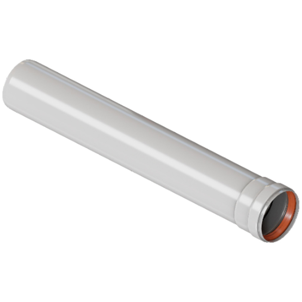 Изображение товара Удлинитель для дымохода Rommer D80 0.5 м из алюминия