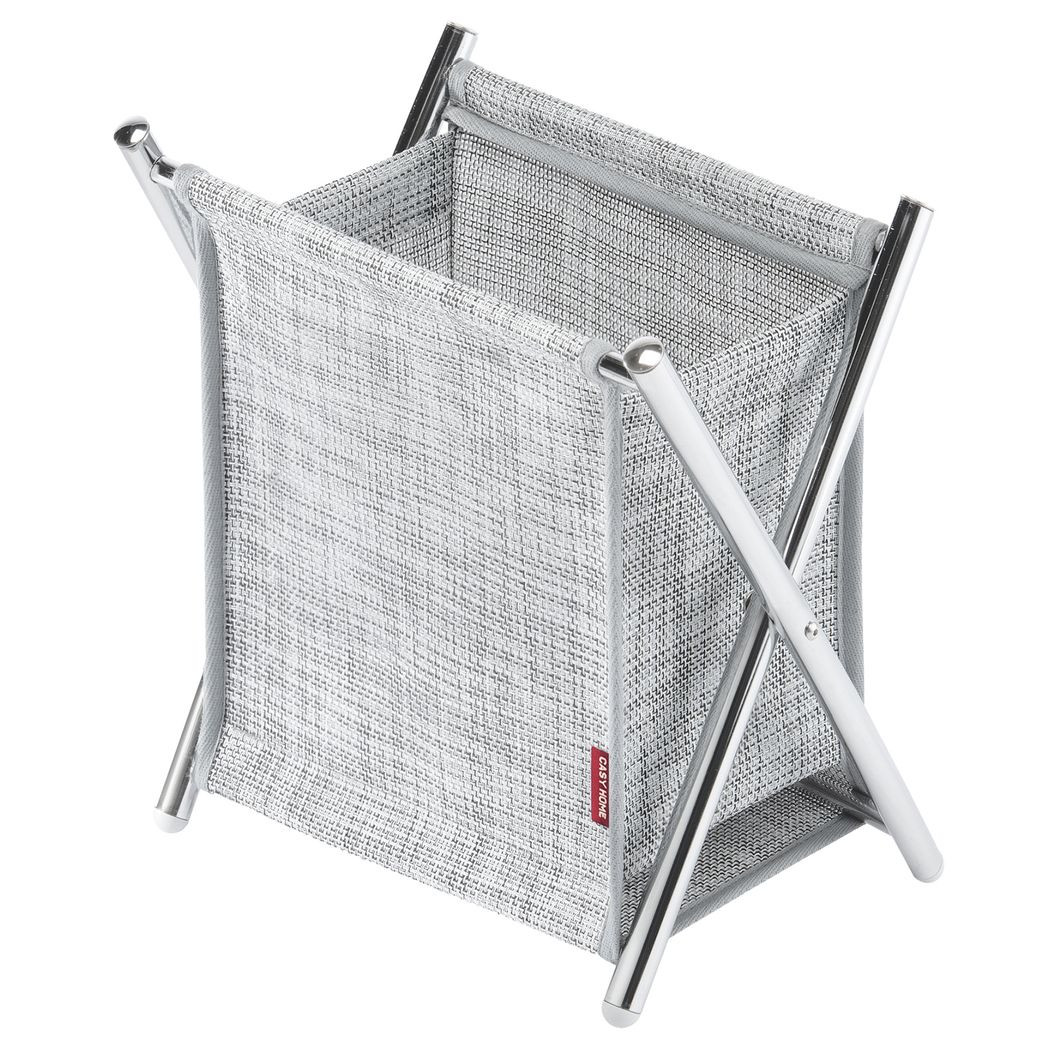 Изображение товара Корзина для бумаг Casy home 15x23x23 см полиэстер серый