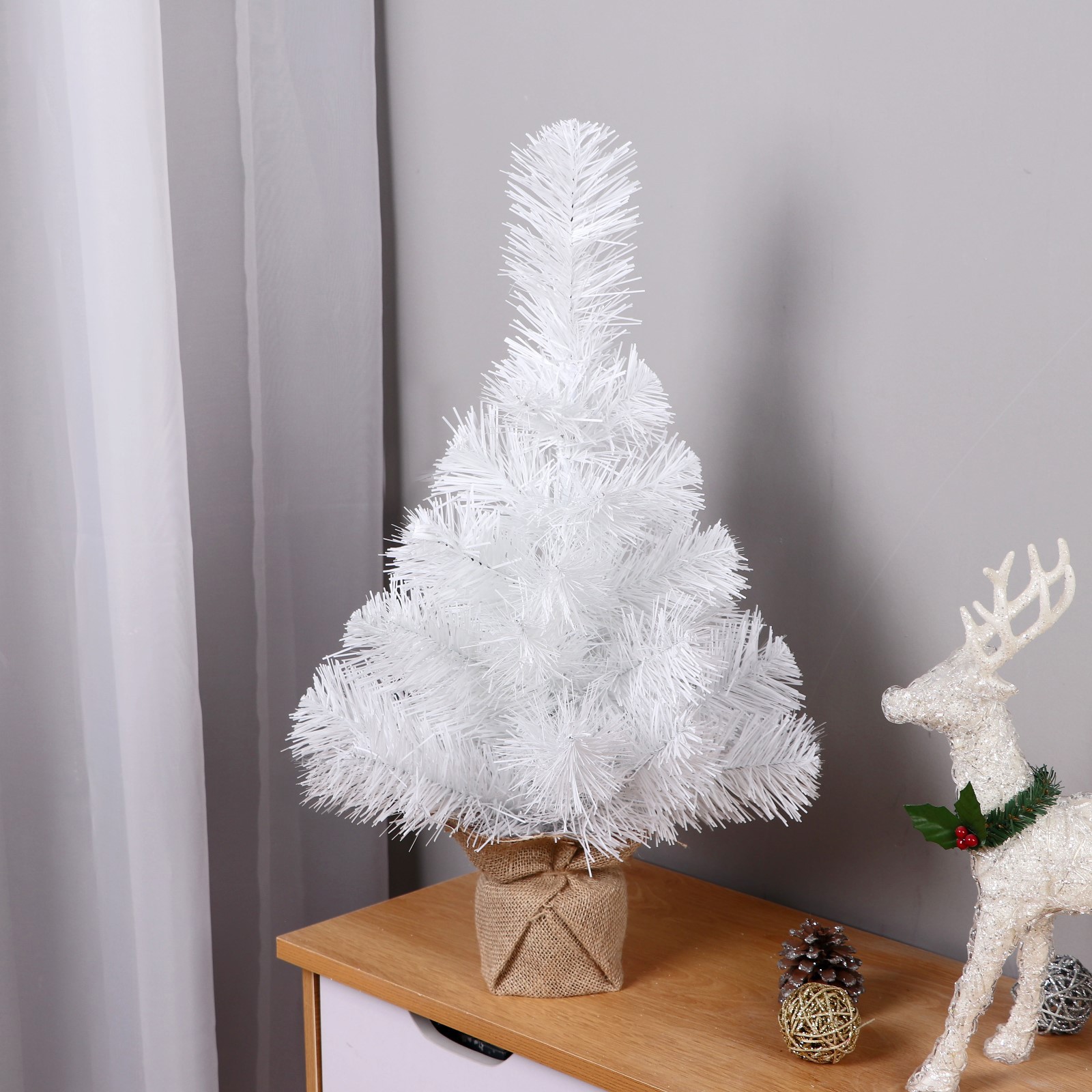 Изображение товара Ель новогодняя искусственная Simaland 10111368 Скандинавия заснеженная 65 см