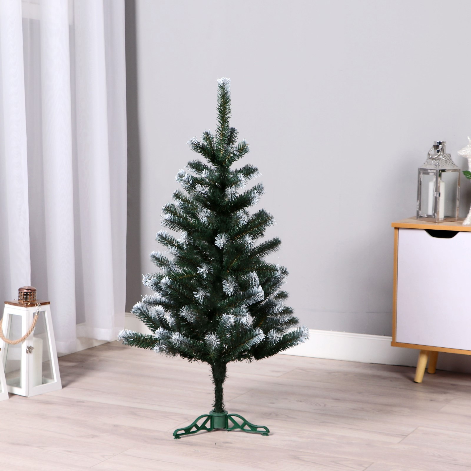 Изображение товара Ель новогодняя искусственная Simaland 10111419 Таёжная премиум заснеженная 100 см