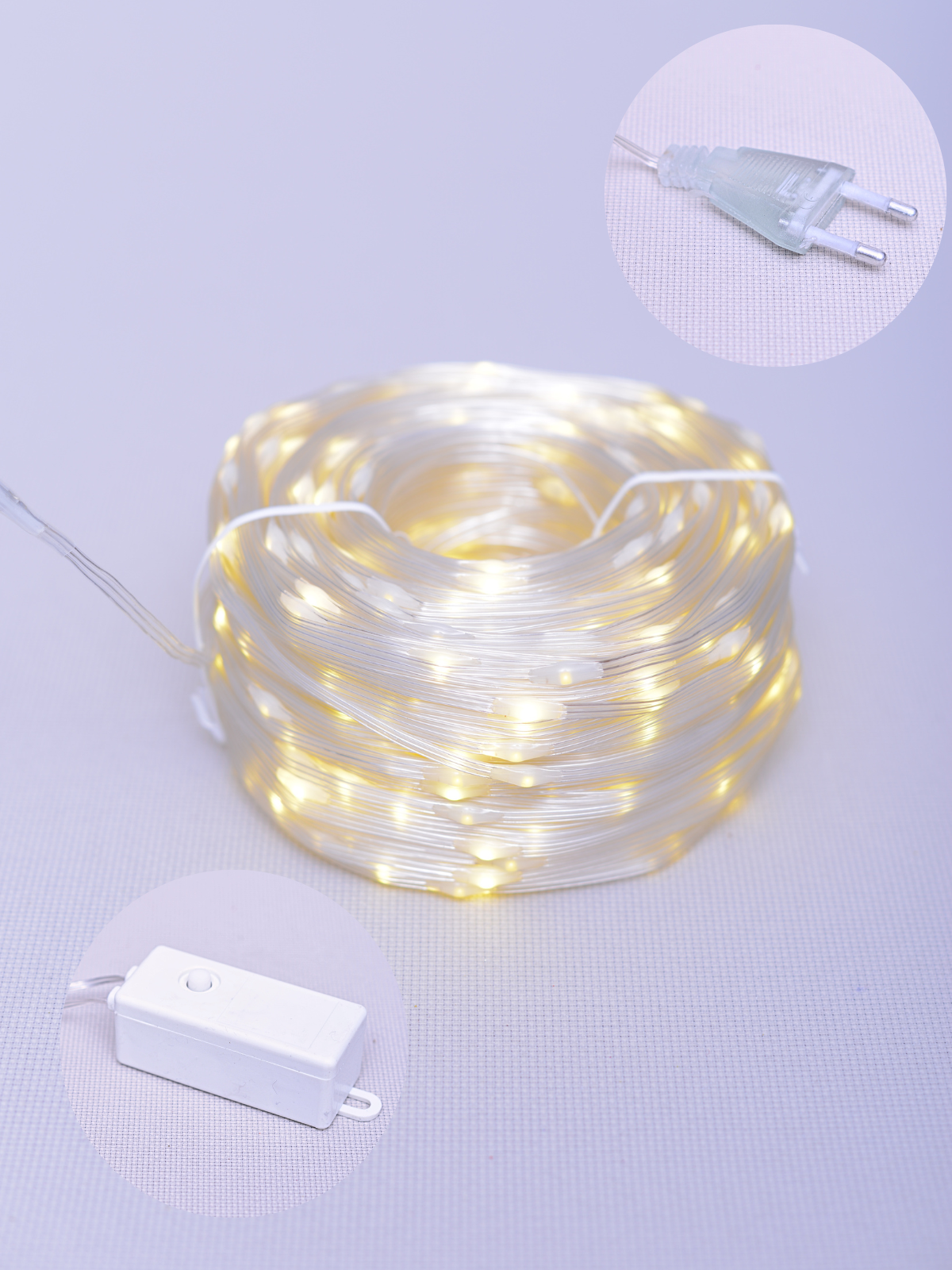 Изображение товара Электрогирлянда China dans HX-64 100 м 800 ламп теплый белый 8 режимов работы