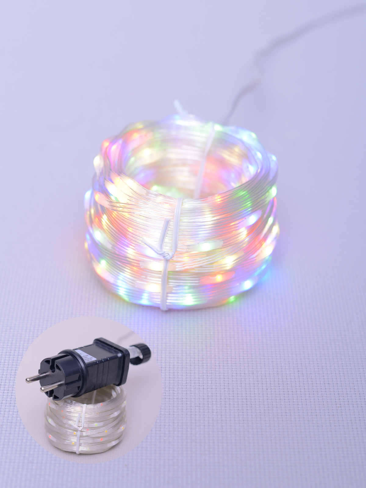 Изображение товара Электрогирлянда 20м 200 LED разноцветная IP44 с пультом и режимами