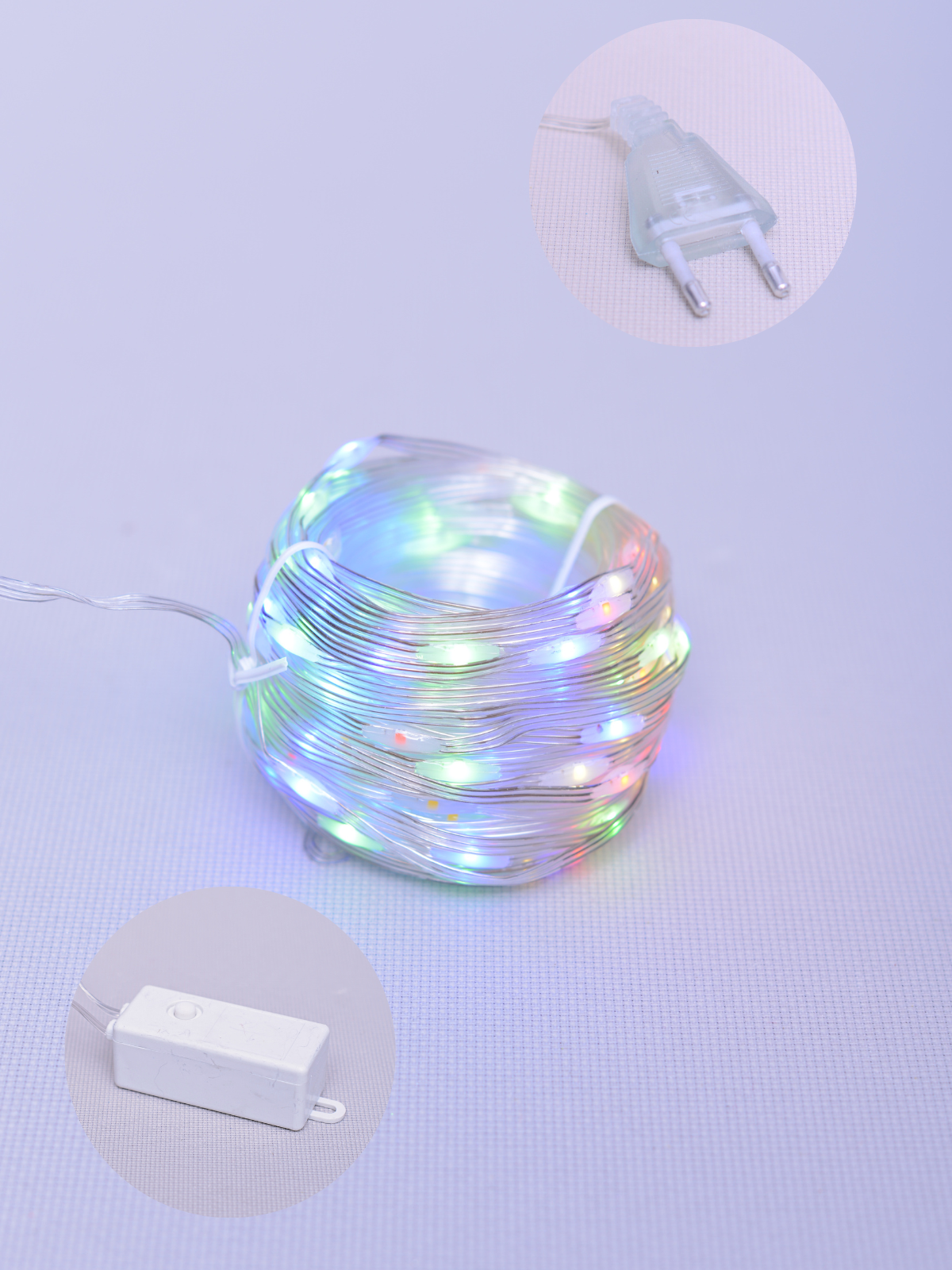 Изображение товара Электрогирлянда China dans hx-55 20м 200 LED разноцветная 8 режимов внешняя и внутренняя