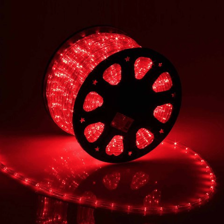 Изображение товара Электрогирлянда LED красная 1 м 36 ламп IP44 для улицы и интерьера