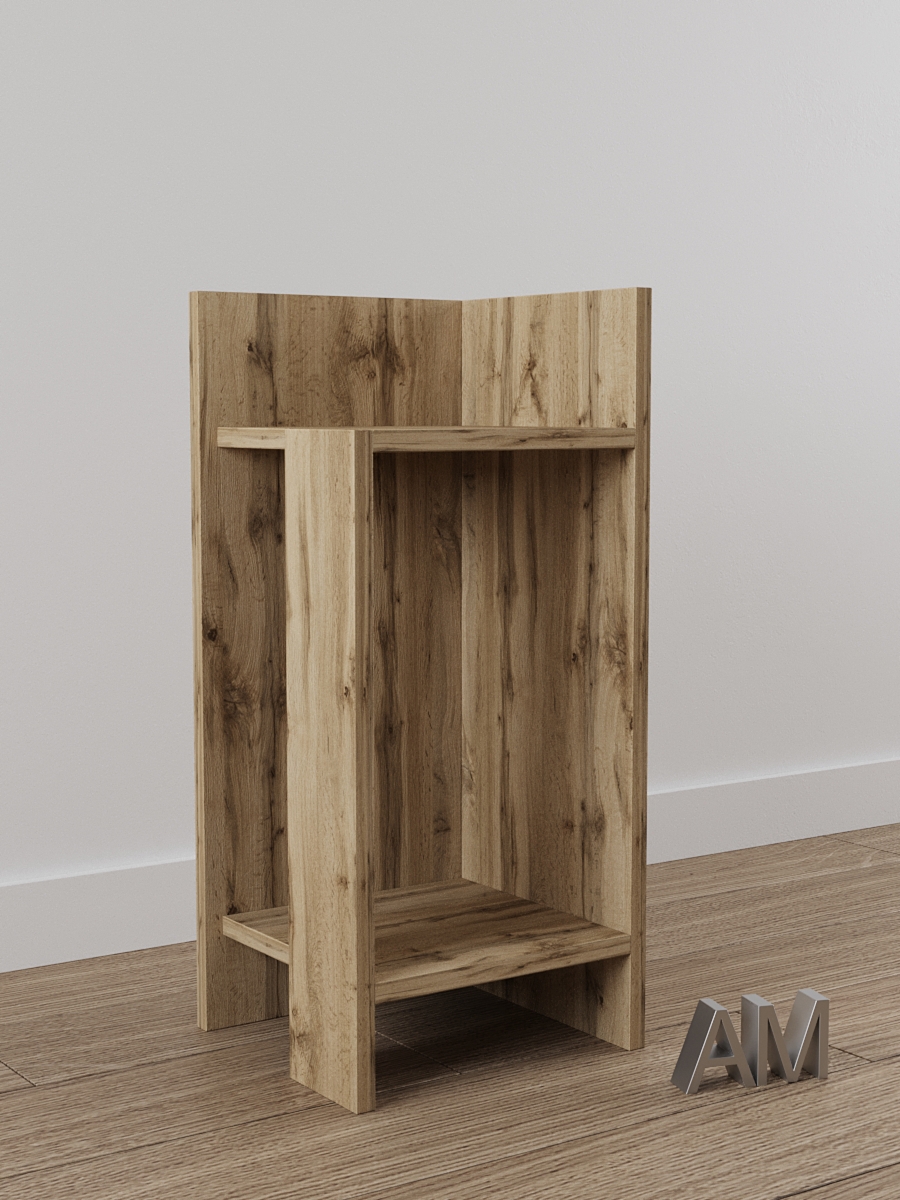 Изображение товара Тумба прикроватная Ам мебель 27x60x25 см Дуб один ящик