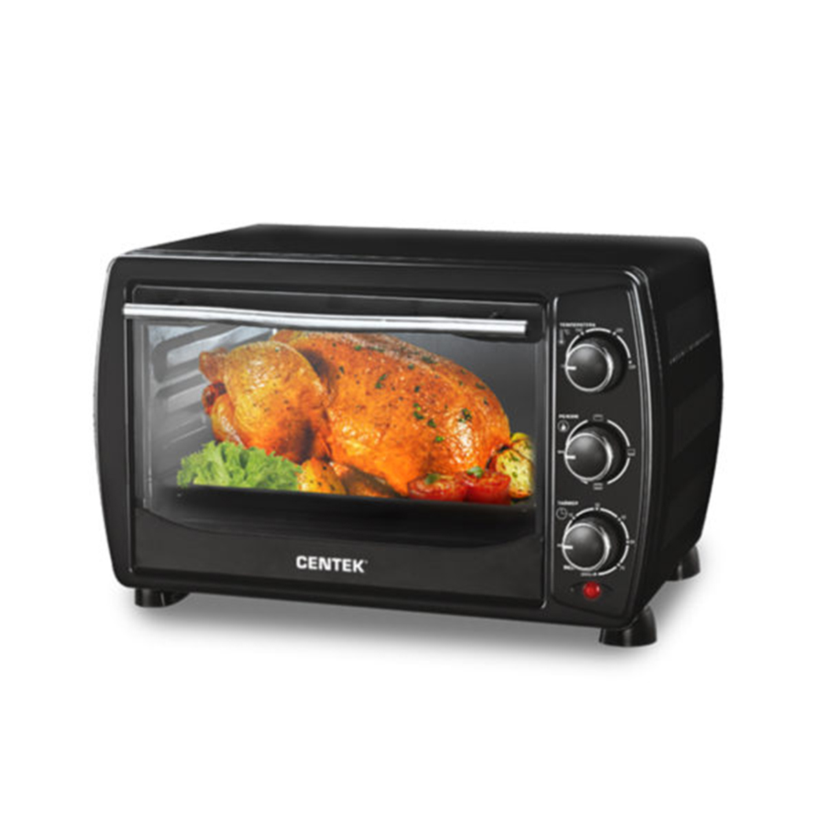 Изображение товара Электропечь 1400 Вт Centek 252132 35.5x32.8x46.5 см цвет черный