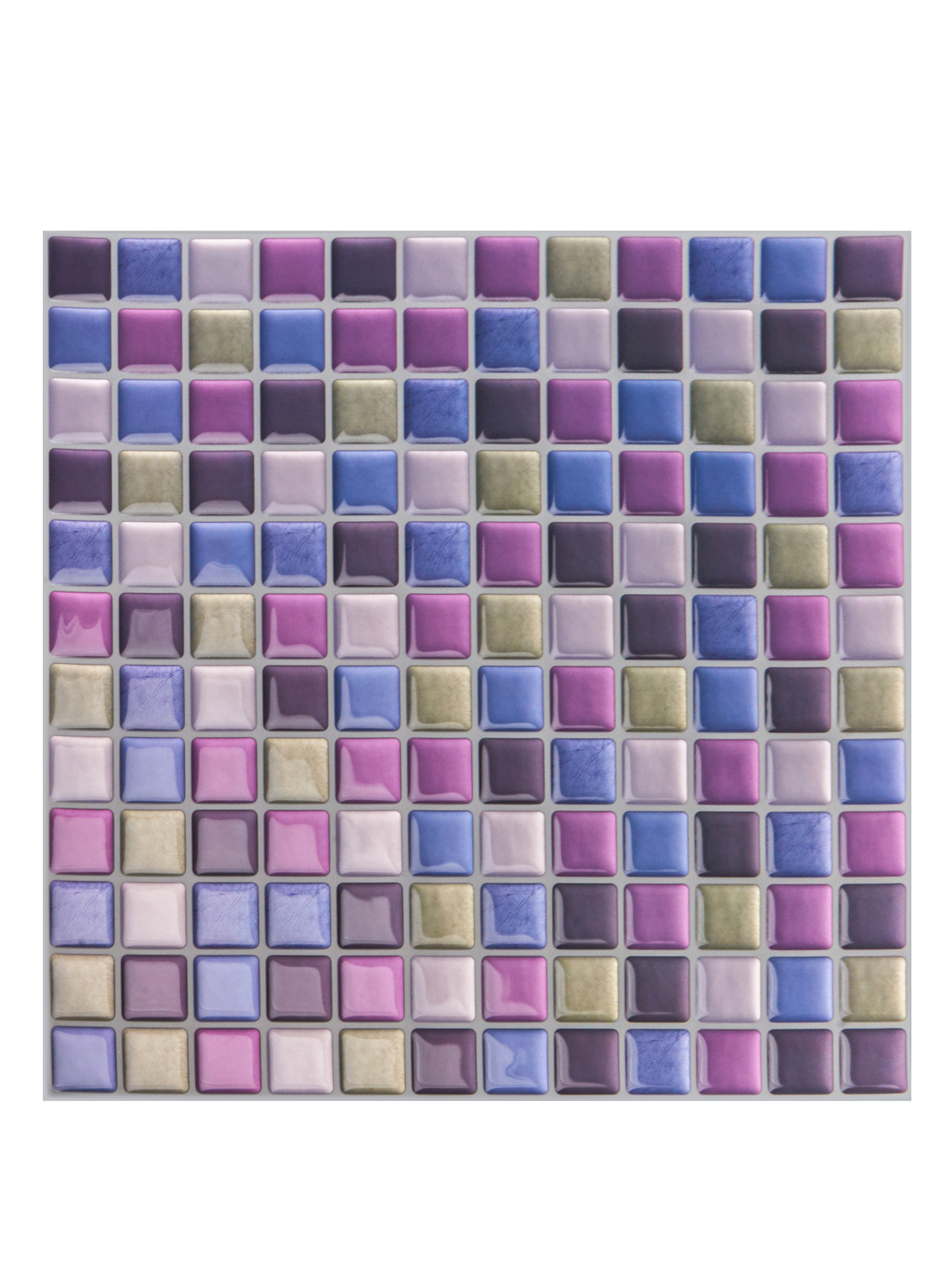 Изображение товара Панель-мозаика LAKO DECOR Мозаика 6 Фиолетовый 300x300 мм