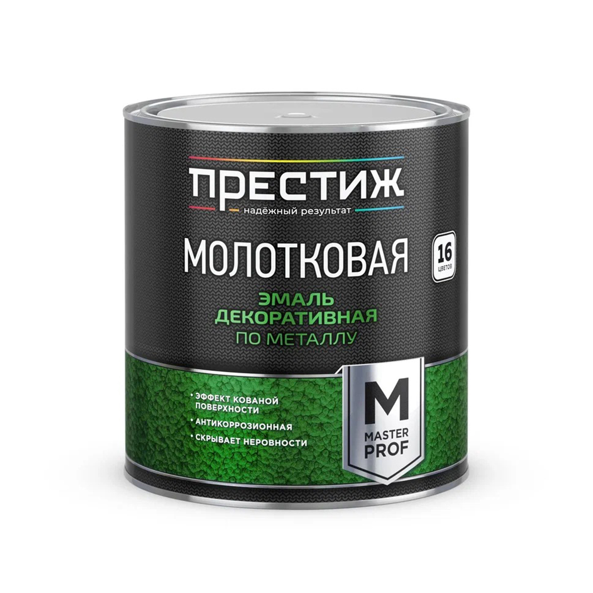Изображение товара Эмаль с молотковым эффектом Престиж 260735 глянцевая медно-коричневая 2.5 л