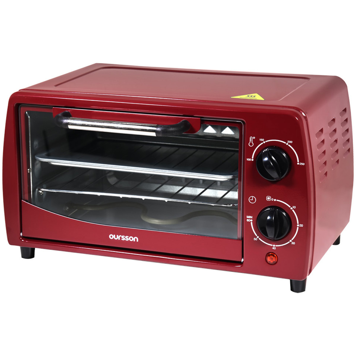 Изображение товара Электропечь Oursson MO0907/DC 36.8x20.5x26.6 см 0.8 кВт цвет темная вишня