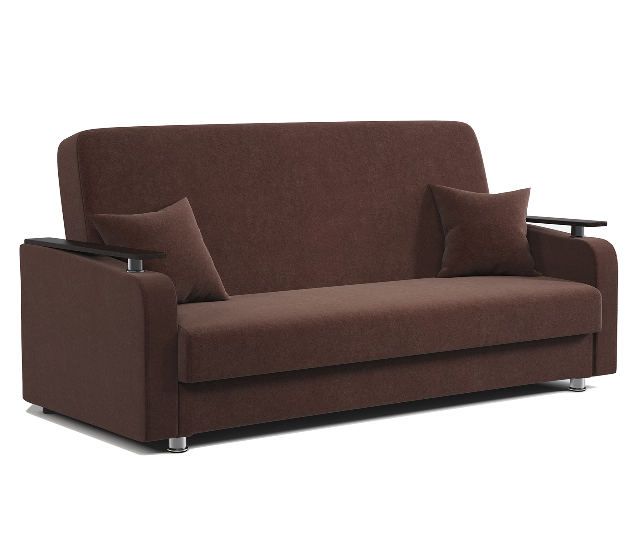 Изображение товара Раскладной диван Шарм-Дизайн Мелодия дп №1 коричневый 215x90 см