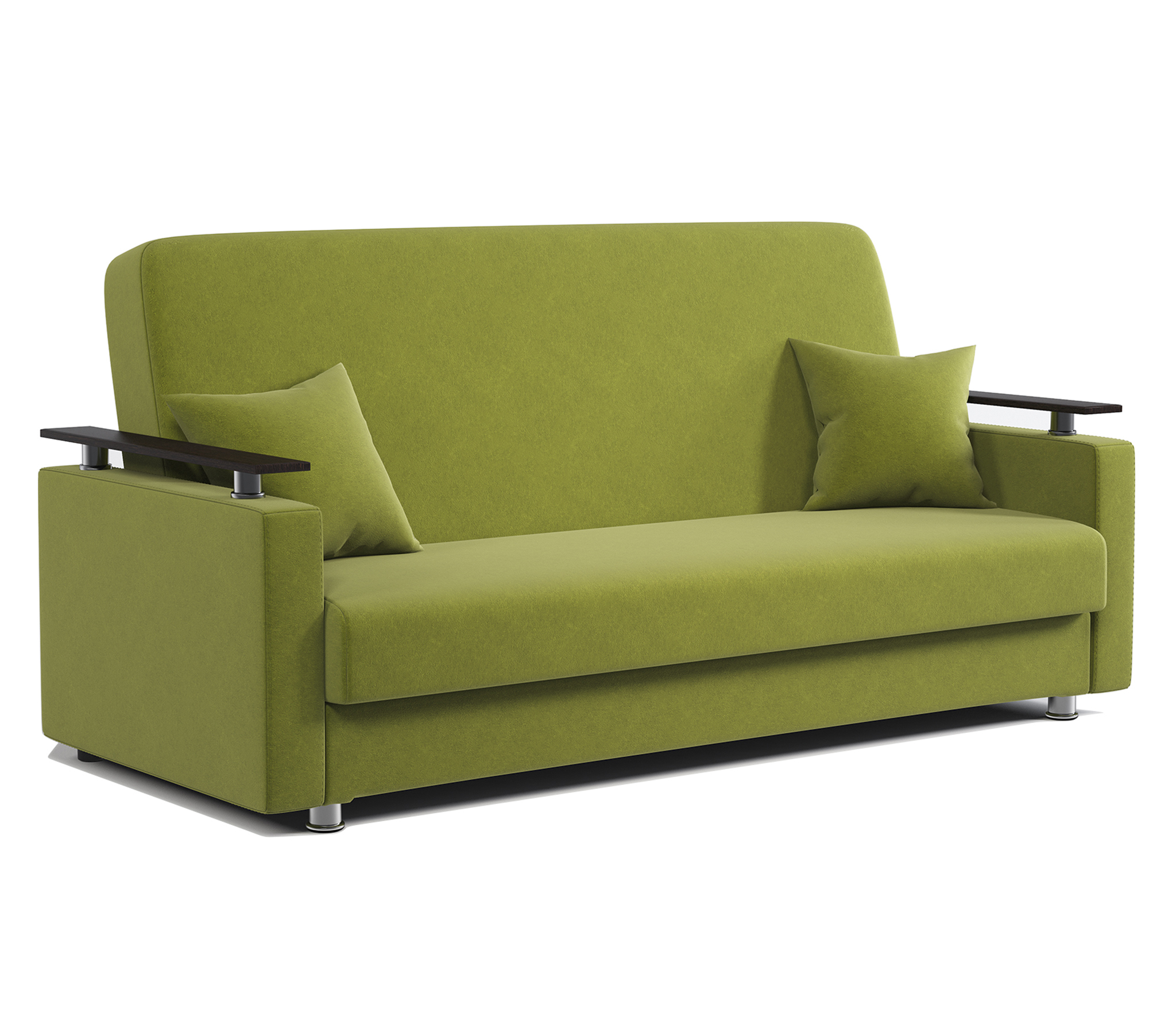 Изображение товара Раскладной диван Шарм-Дизайн Мелодия дп №2 215x100x100 см зеленый