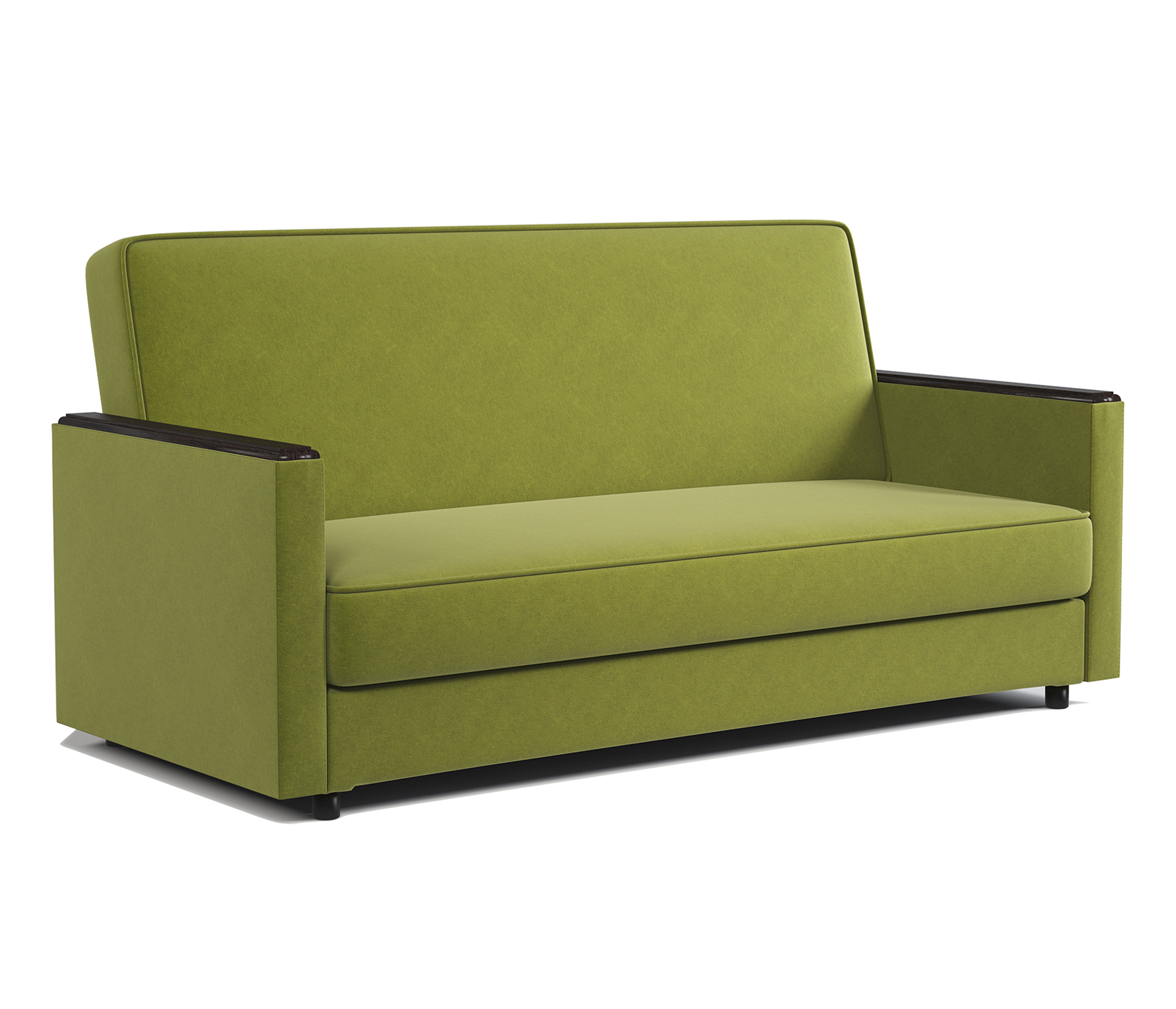 Изображение товара Раскладной диван Шарм-Дизайн Классика д 170524602 208x102x102 см велюр зеленый
