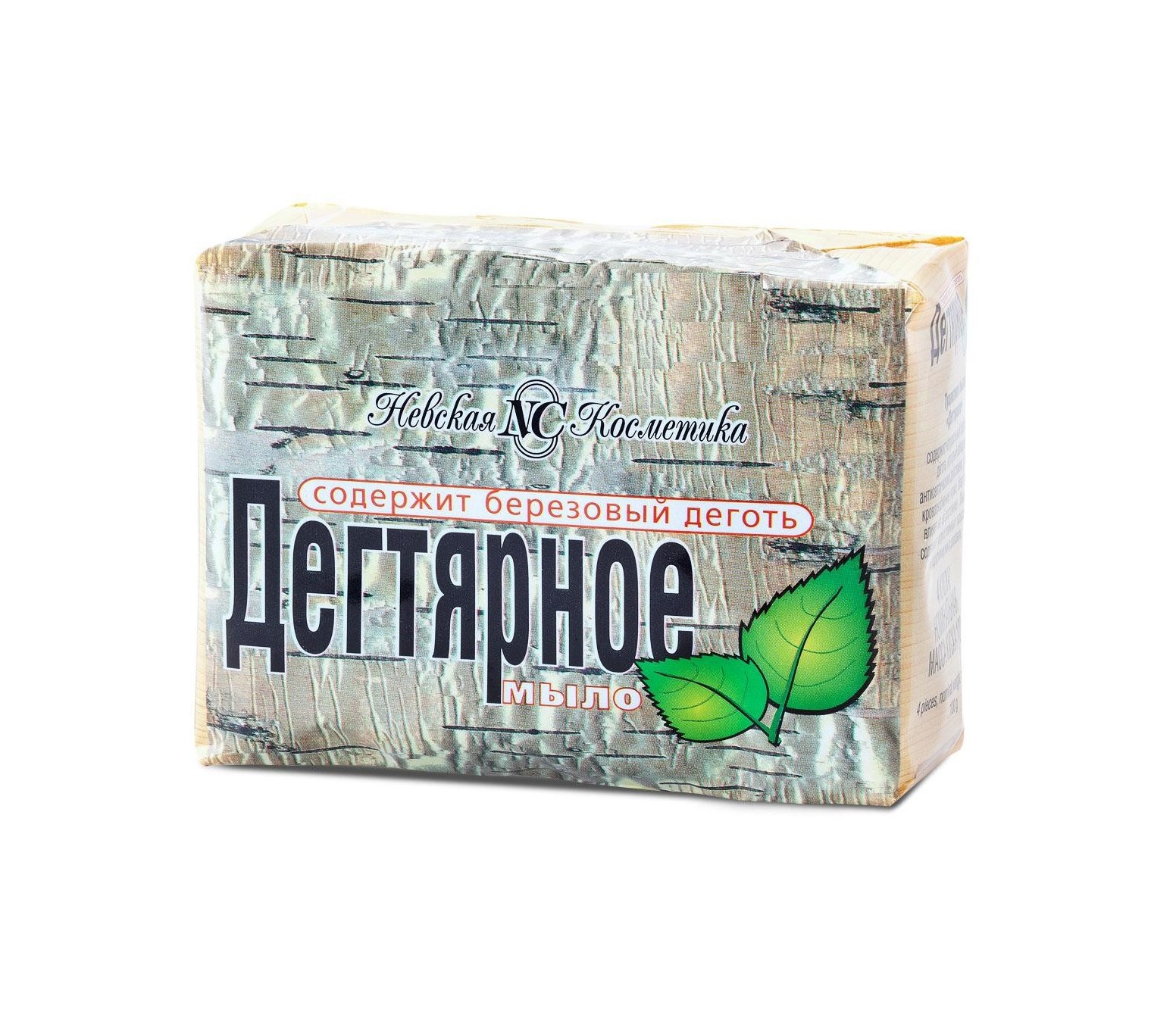 Туалетное мыло Невская Косметика Дегтярное 4x100 г ️ купить по цене 194 ...