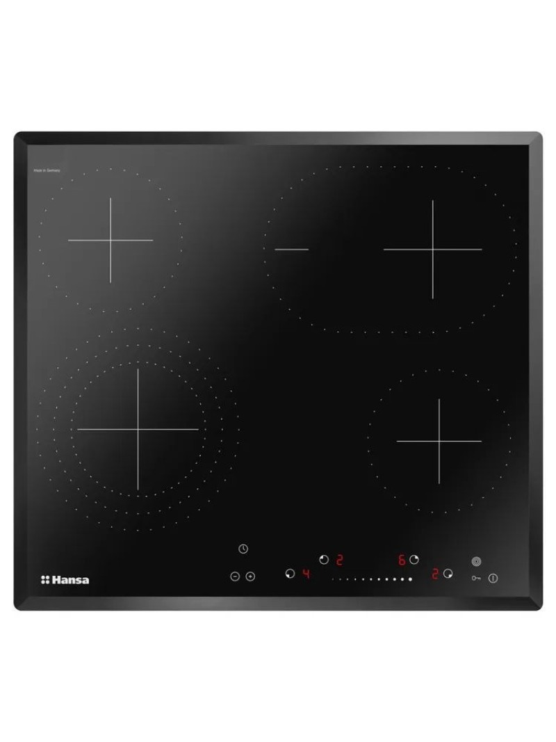 Изображение товара Электрическая варочная панель Hansa BHC66977 59.20 см 4 конфорки цвет черный